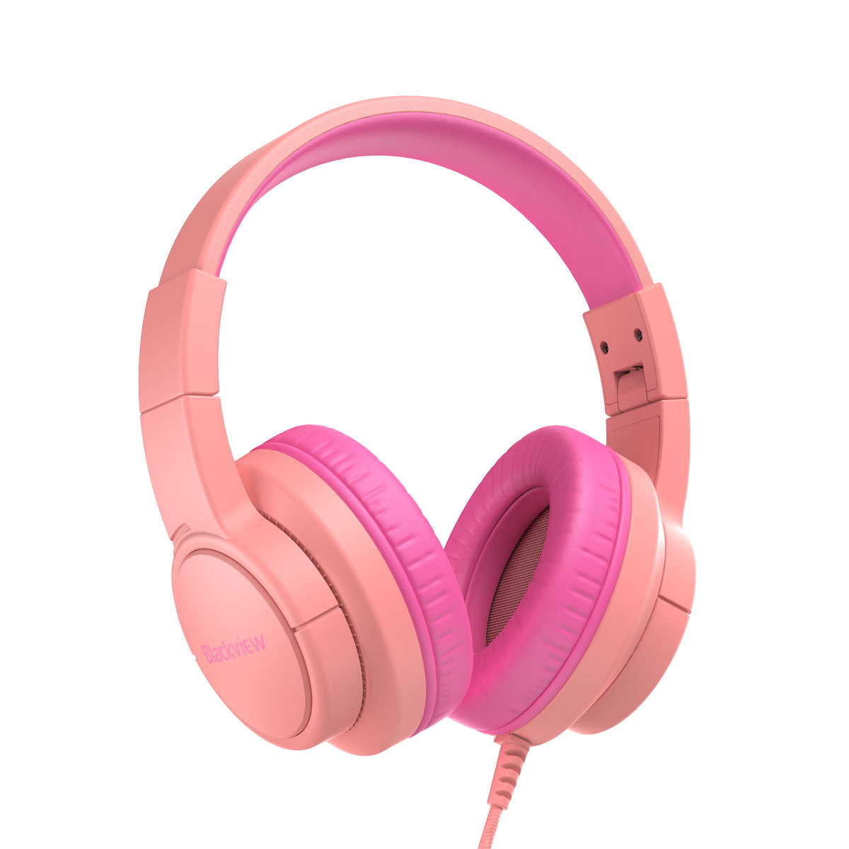 Blackview FitBuds K1 - Casque audio filaire supra-auriculaire pour enfants avec microphone intégré et son stéréo 3D