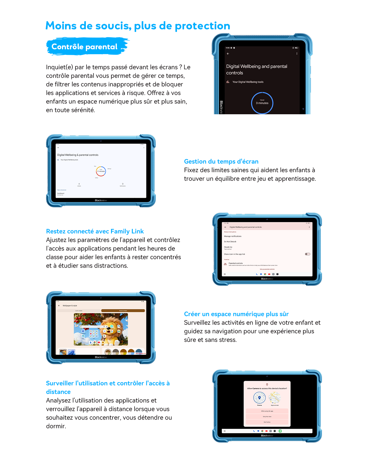 Tablette Blackview Link 1 Kids Édition Enfants