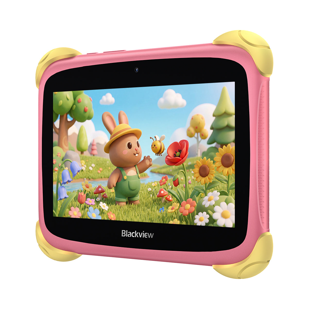 Blackview LINK Mini Kids - Tablette Enfant 7 Pouces – Écran IPS Anti-Lumière Bleue, Google Kids Space & Contrôle Parental, Wi-Fi, Étui Shockproof Offert