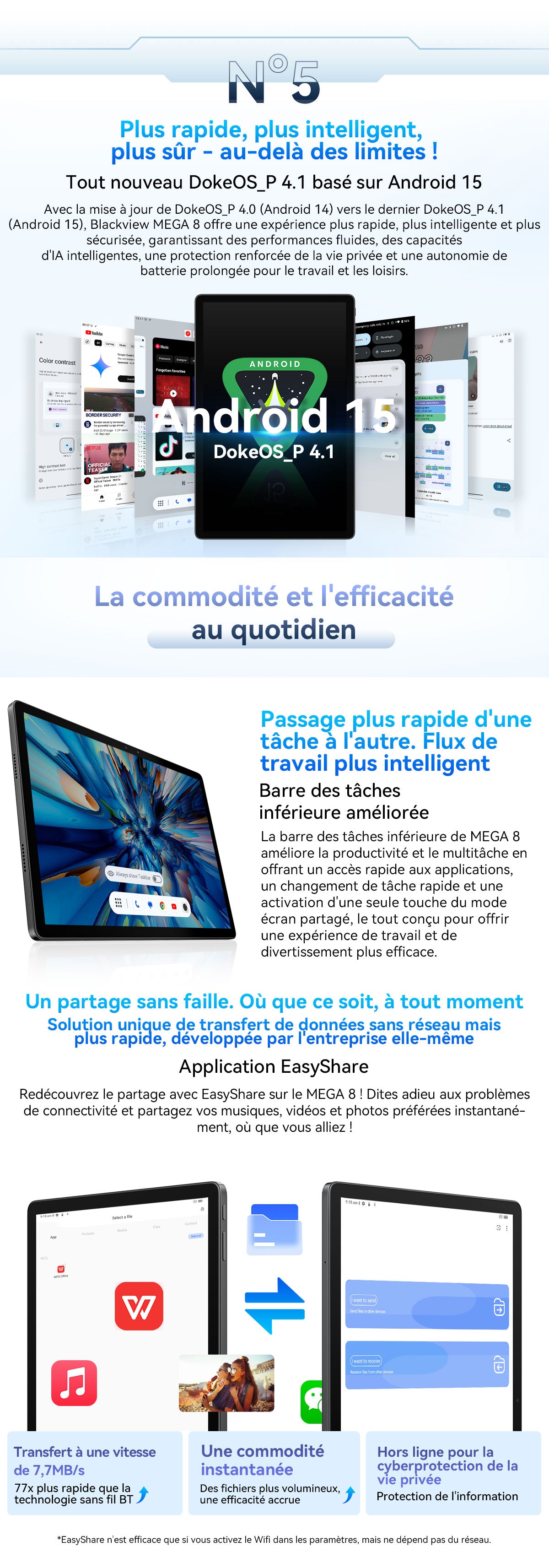 Tablette PC Blackview Mega 8