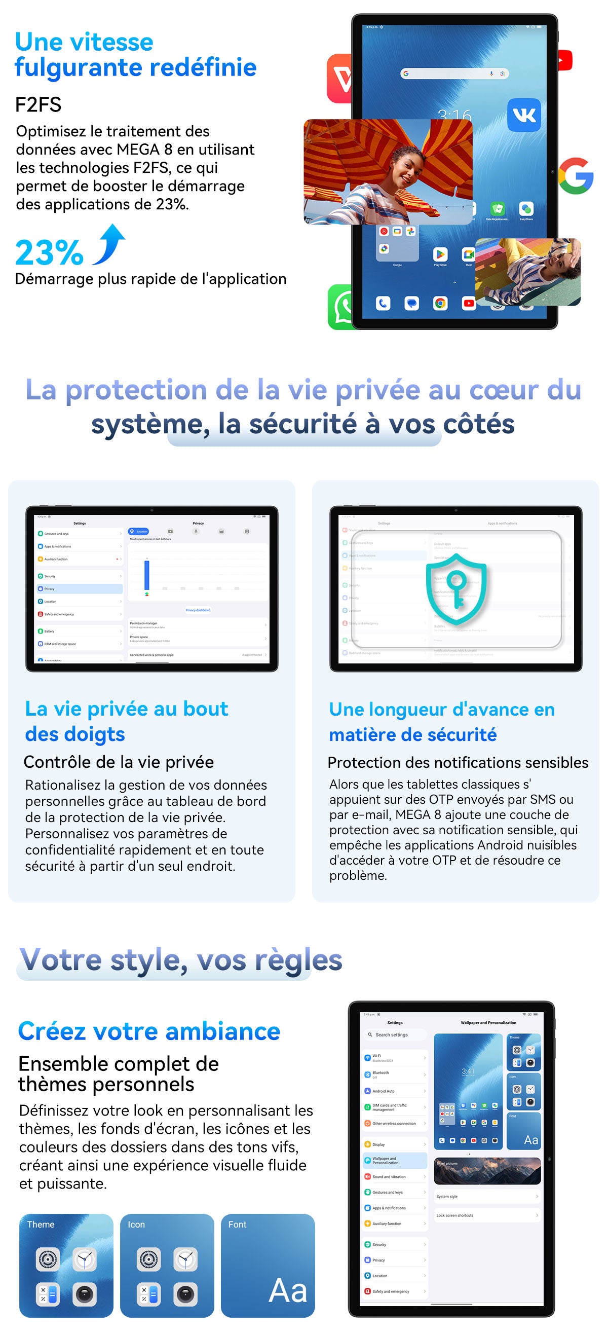 Tablette PC Blackview Mega 8