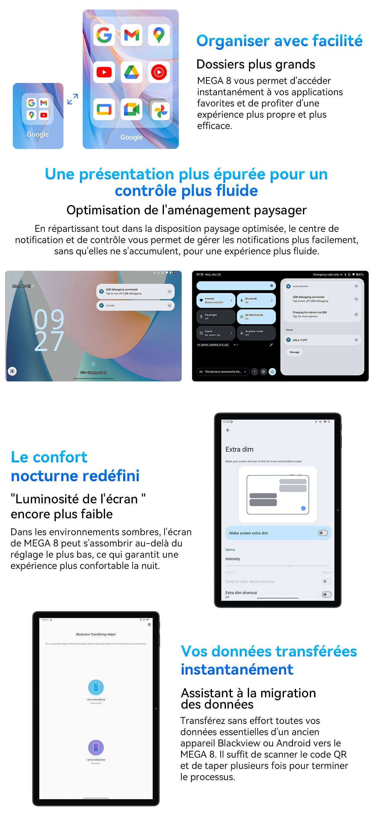 Tablette PC Blackview Mega 8