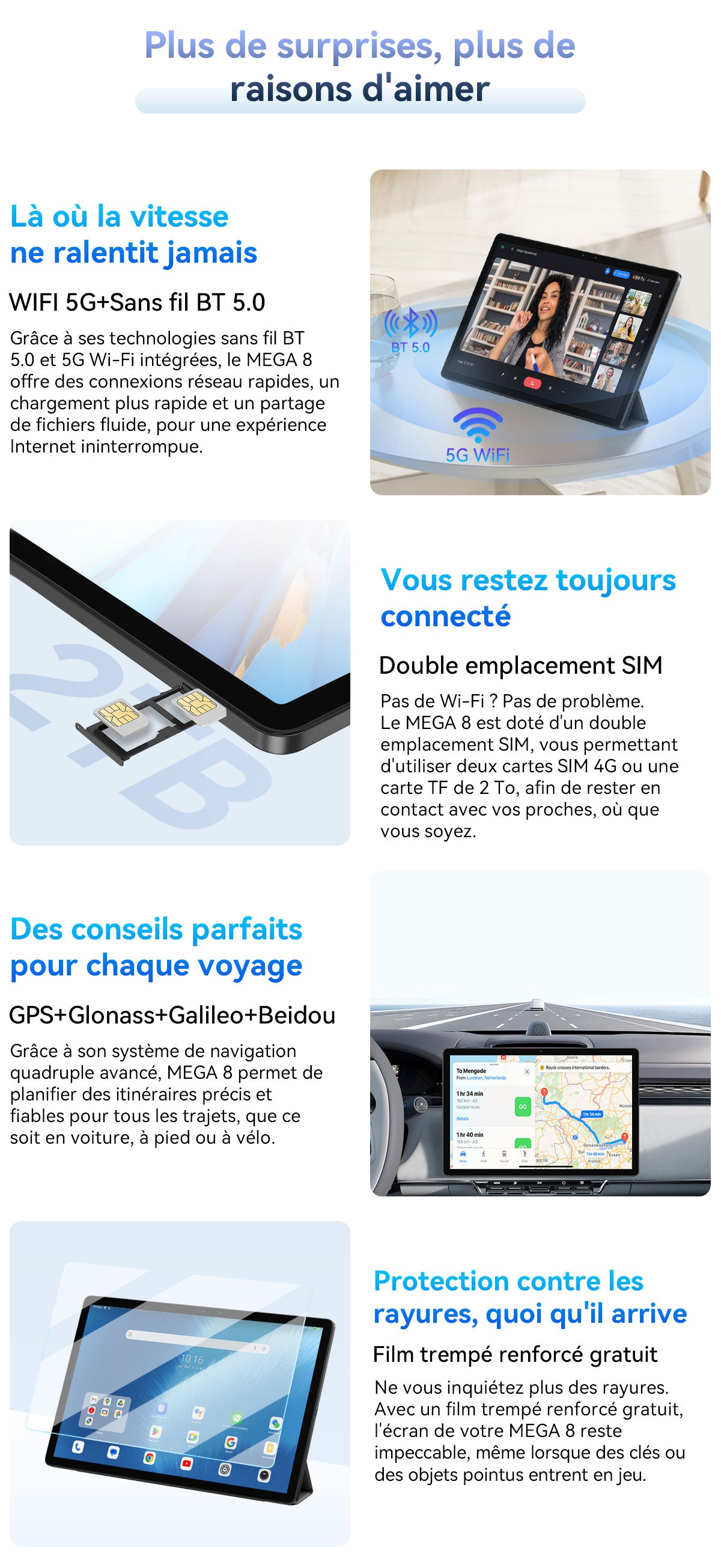 Tablette PC Blackview Mega 8