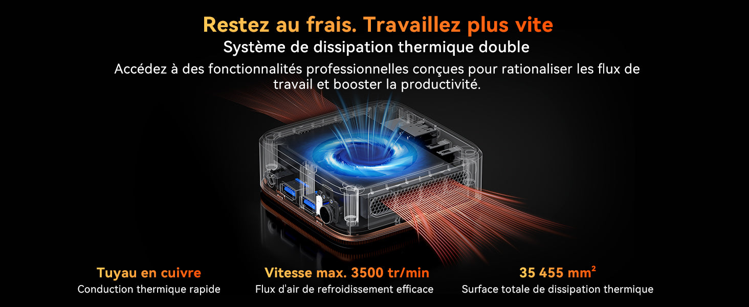 Mini PC Blackview MP20 avec processeur AMD et Windows 11 Pro