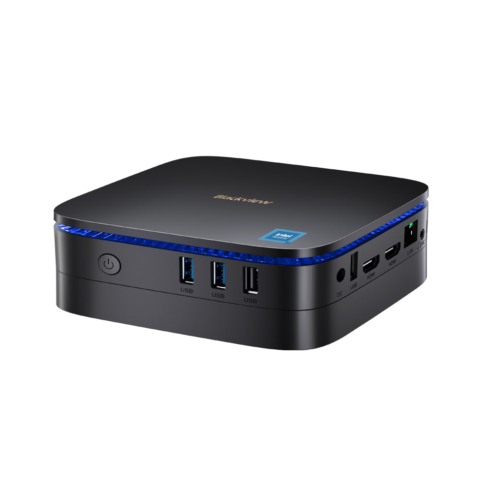 Blackview MP60 - Mini PC, Windows 11 Pro, Écran 4K Intel UHD Graphics