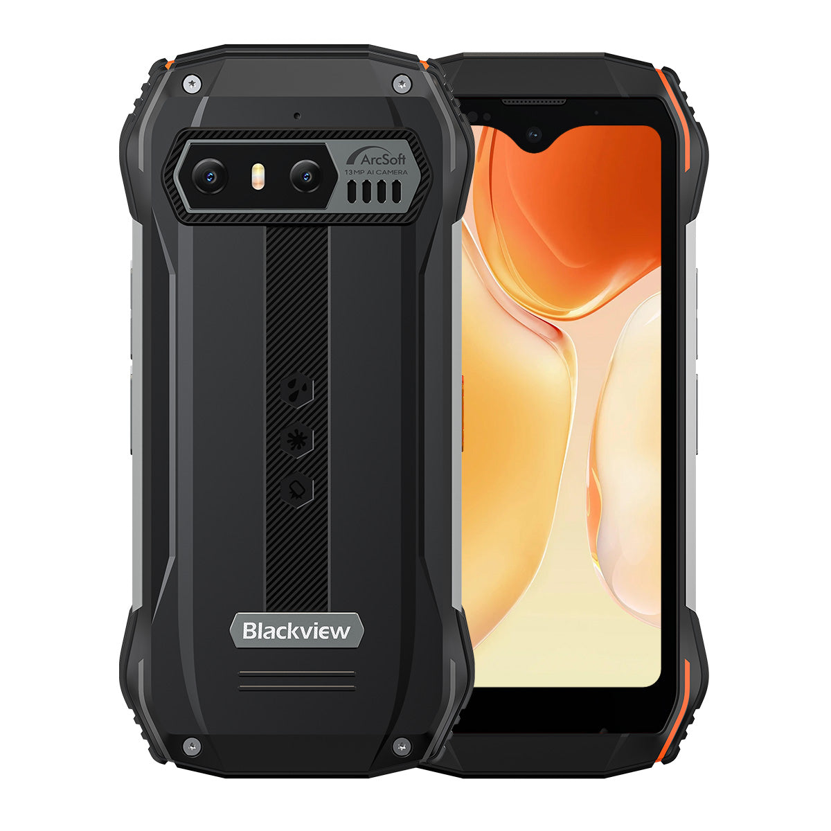 Blackview N6000SE - 4,3 pulgadas MediaTek MT8788 Octa-core 4+128GB 3700mAh 4G Mini teléfono celular resistente 