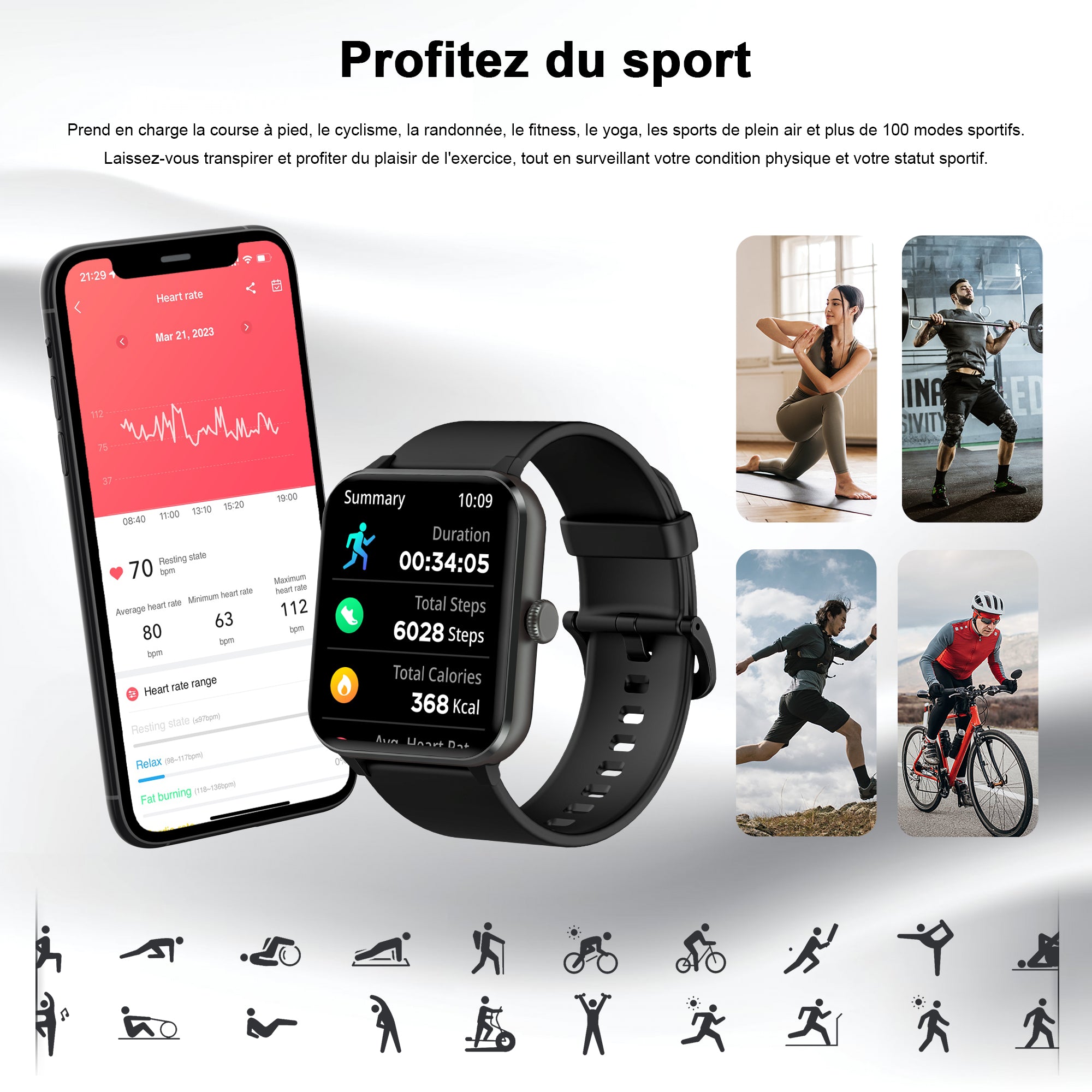 Montre connectée Blackview R50