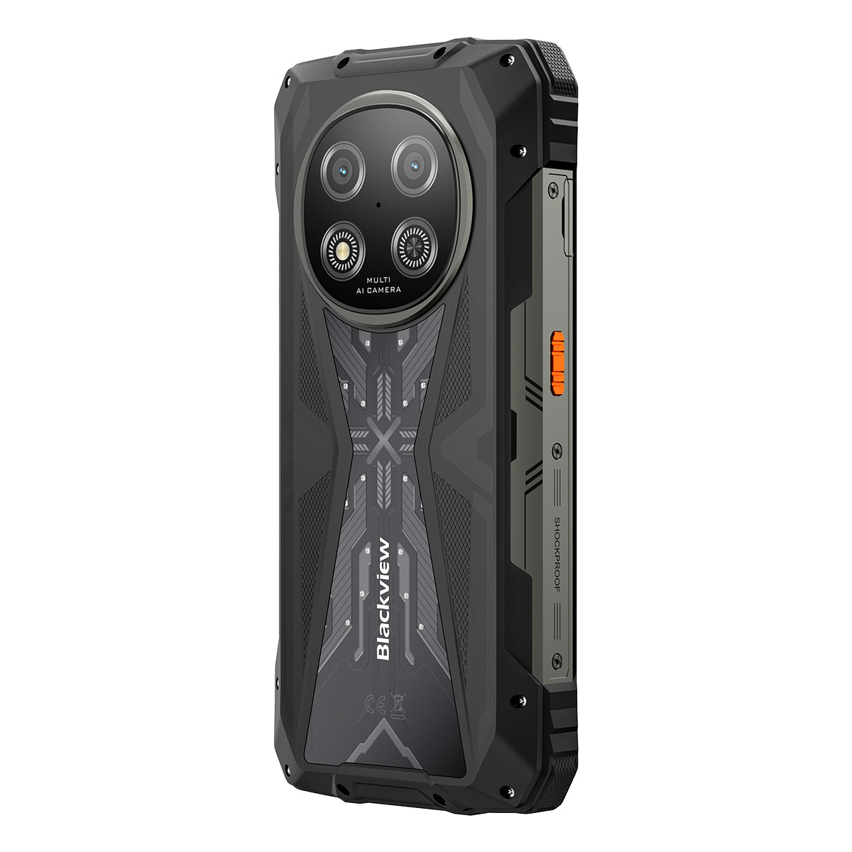 Blackview ROCK 2 - Écran de 6,67 pouces à 120 Hz, processeur octa-core UNISOC T8100 5G 6 nm, batterie de 15000 mAh, appareil photo IA 16 MP + 13 MP, téléphone portable 5G renforcé.