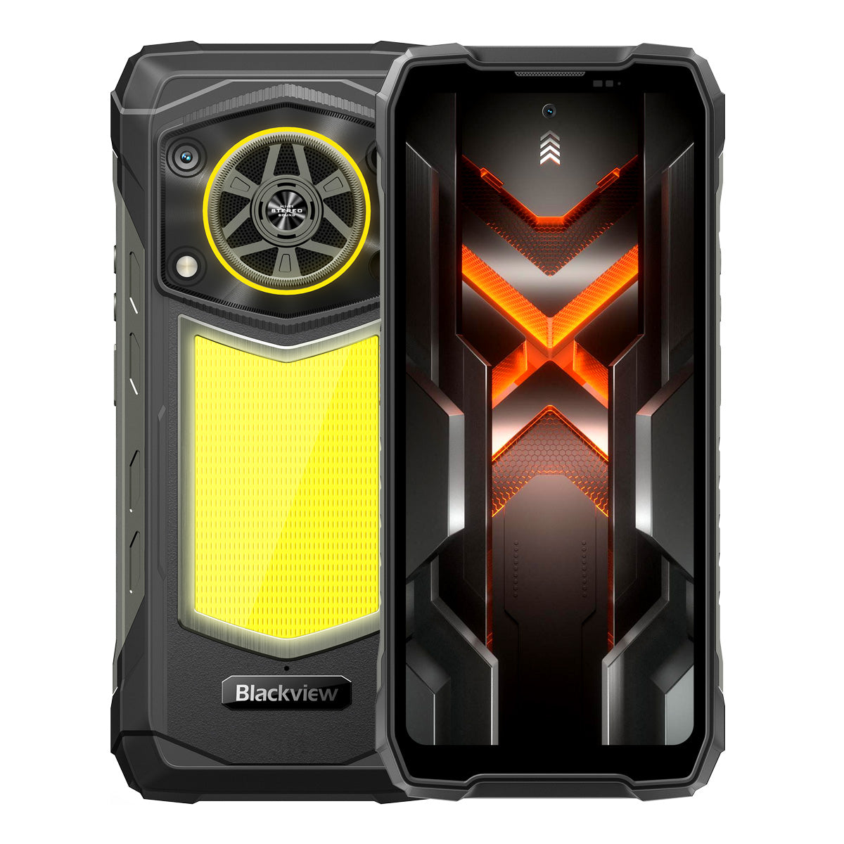 Blackview ROCK 5 - Smartphone 4G Batterie 20000 mAh avec Enceinte Hi-Fi & Lampe de Camping, Écran 2.4K 120Hz 6,78", Appareil Photo 108 MP