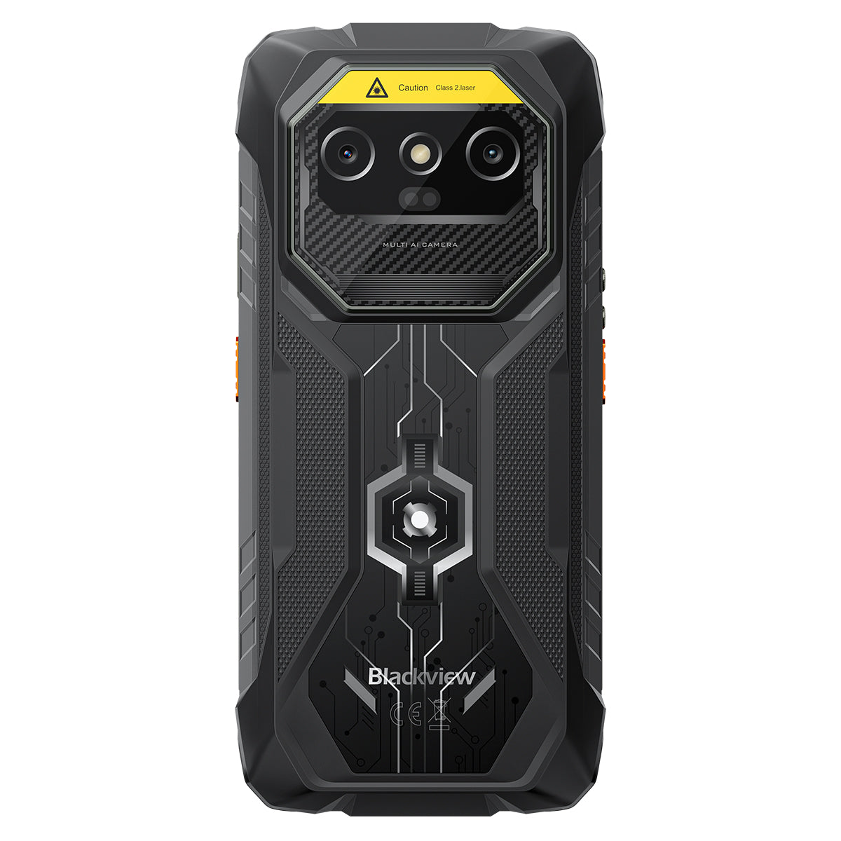 Blackview ROCK 1 Pro - Téléphone portable professionnel robuste avec lecteur de codes-barres 2D, connectivité 4G, écran de 6,56 pouces à 90 Hz, batterie de 15000 mAh et caméra de vision nocturne.