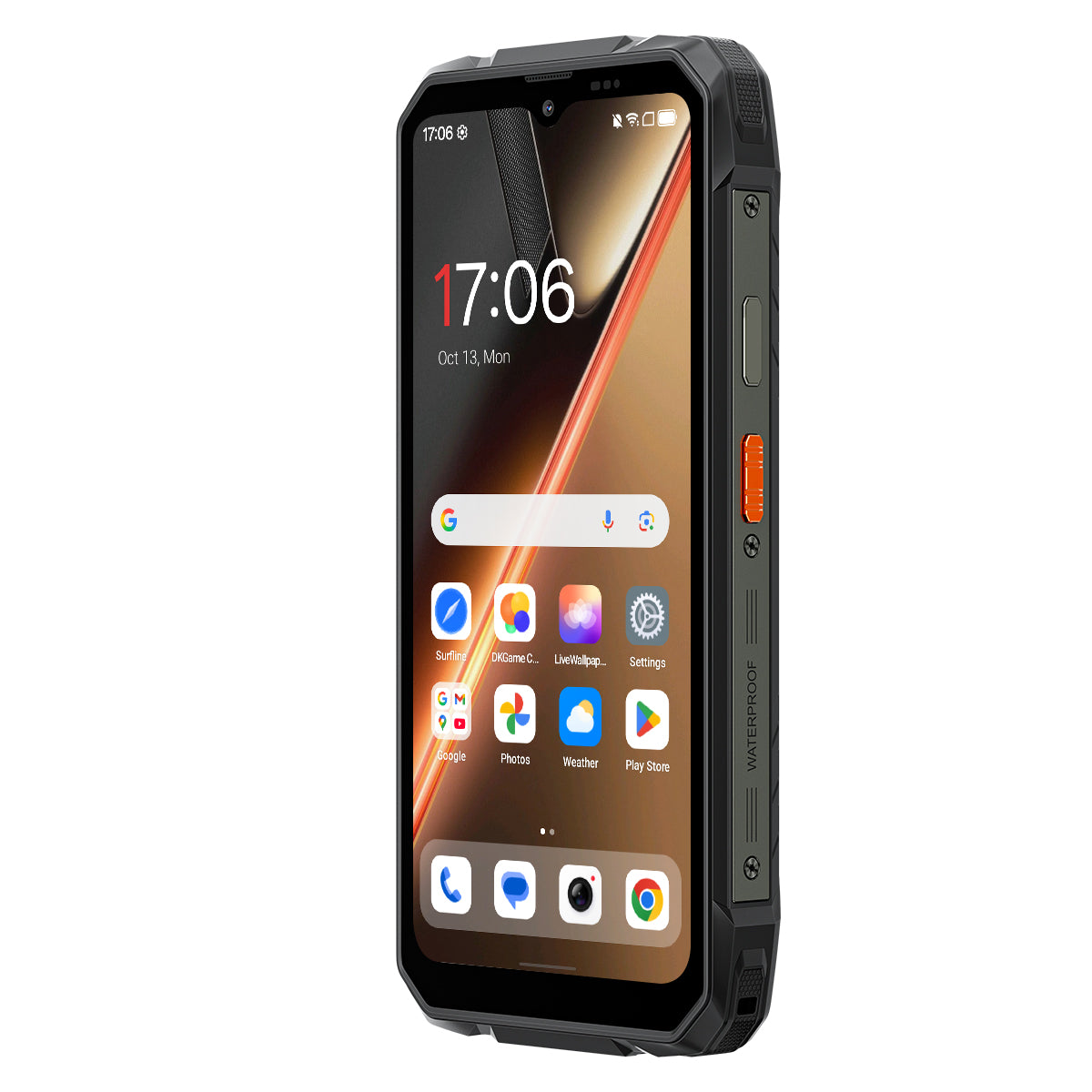 Blackview ROCK 1 Pro - Téléphone portable professionnel robuste avec lecteur de codes-barres 2D, connectivité 4G, écran de 6,56 pouces à 90 Hz, batterie de 15000 mAh et caméra de vision nocturne.