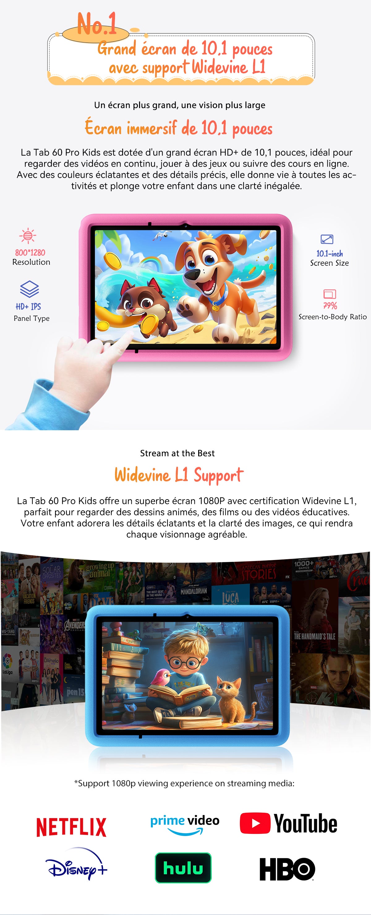 Tablette PC pour enfants Blackview Tab 60 Pro