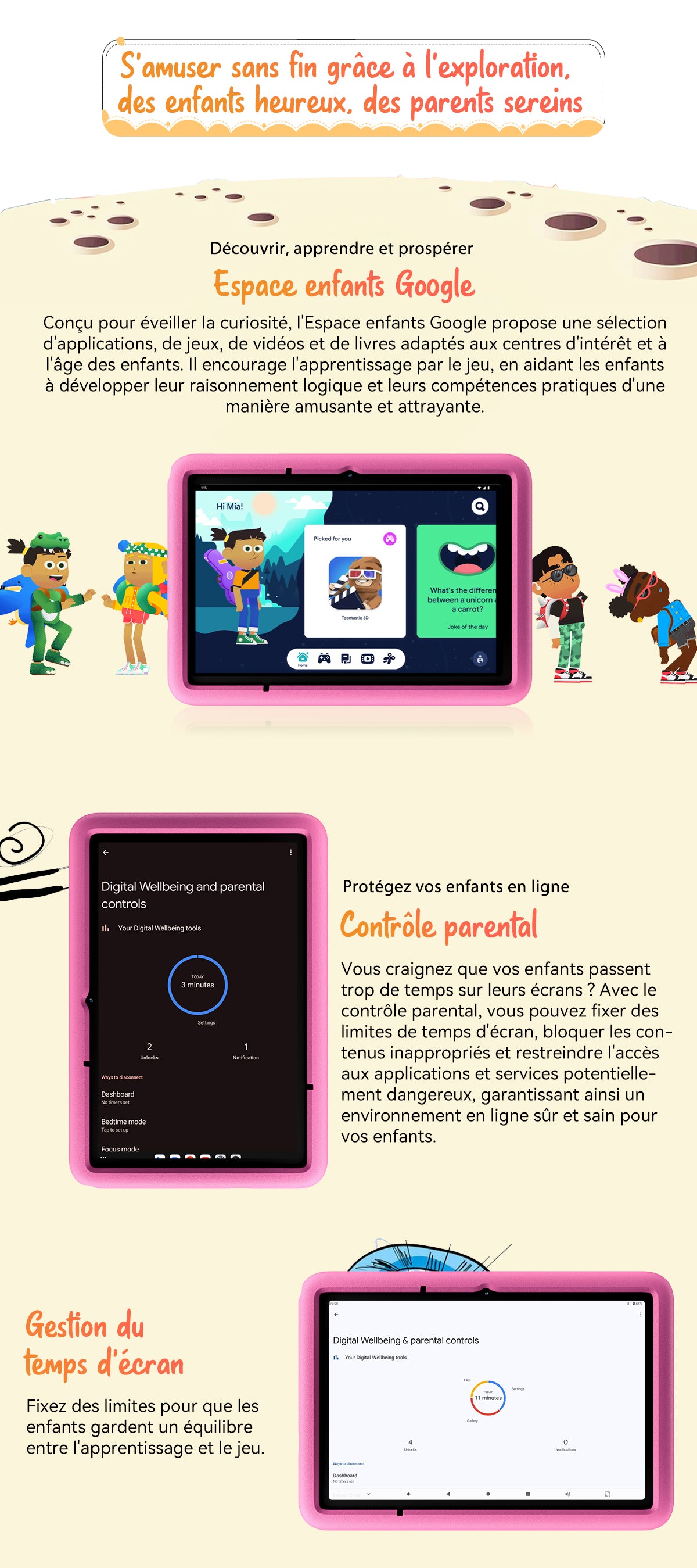 Tablette PC pour enfants Blackview Tab 60 Pro