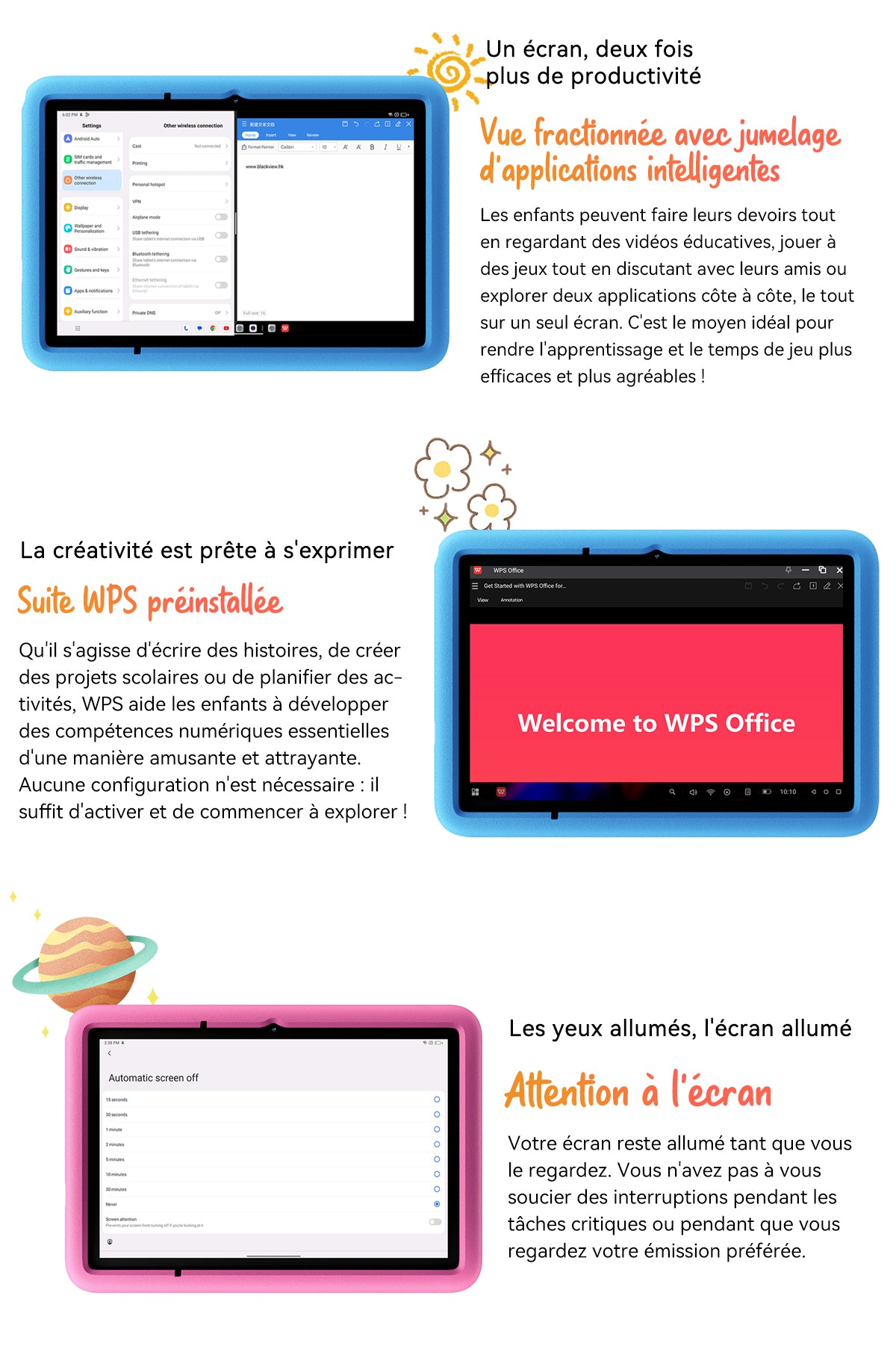 Tablette PC pour enfants Blackview Tab 60 Pro