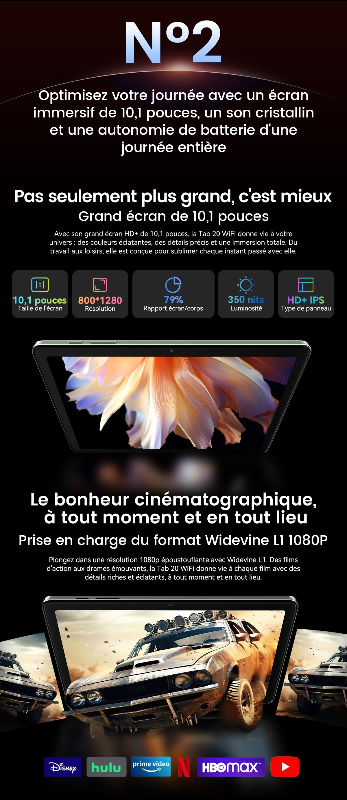 Tablette PC Blackview Tab 20 WiFi