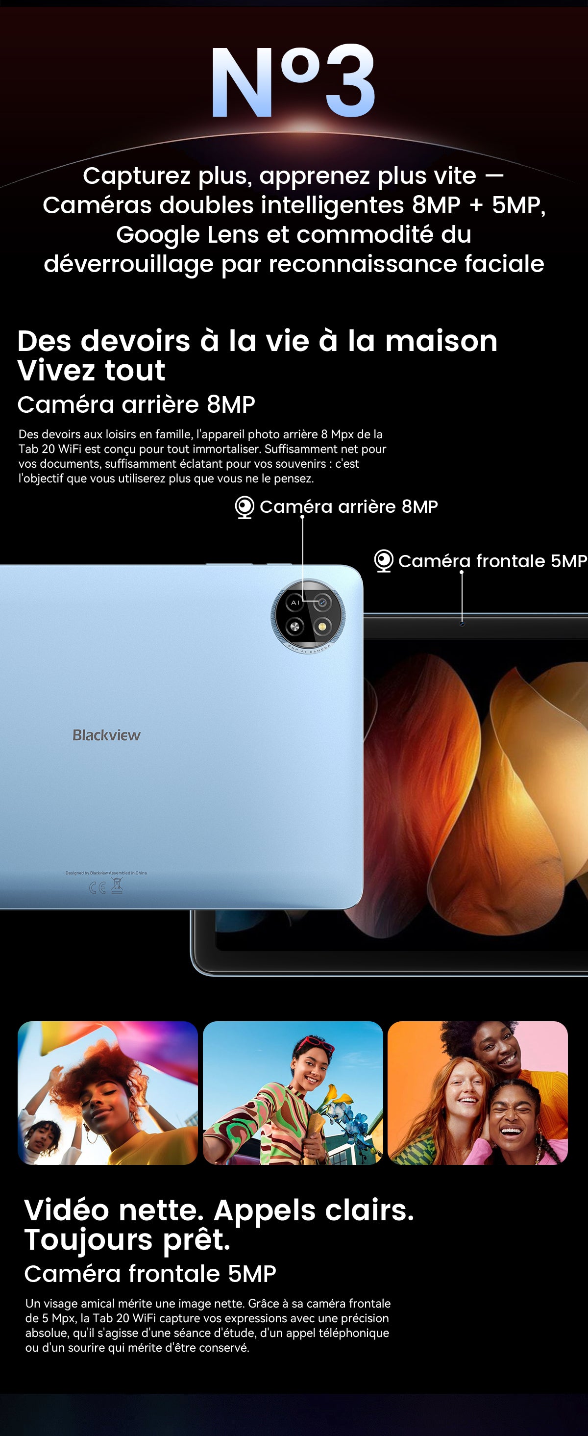 Tablette PC Blackview Tab 20 WiFi