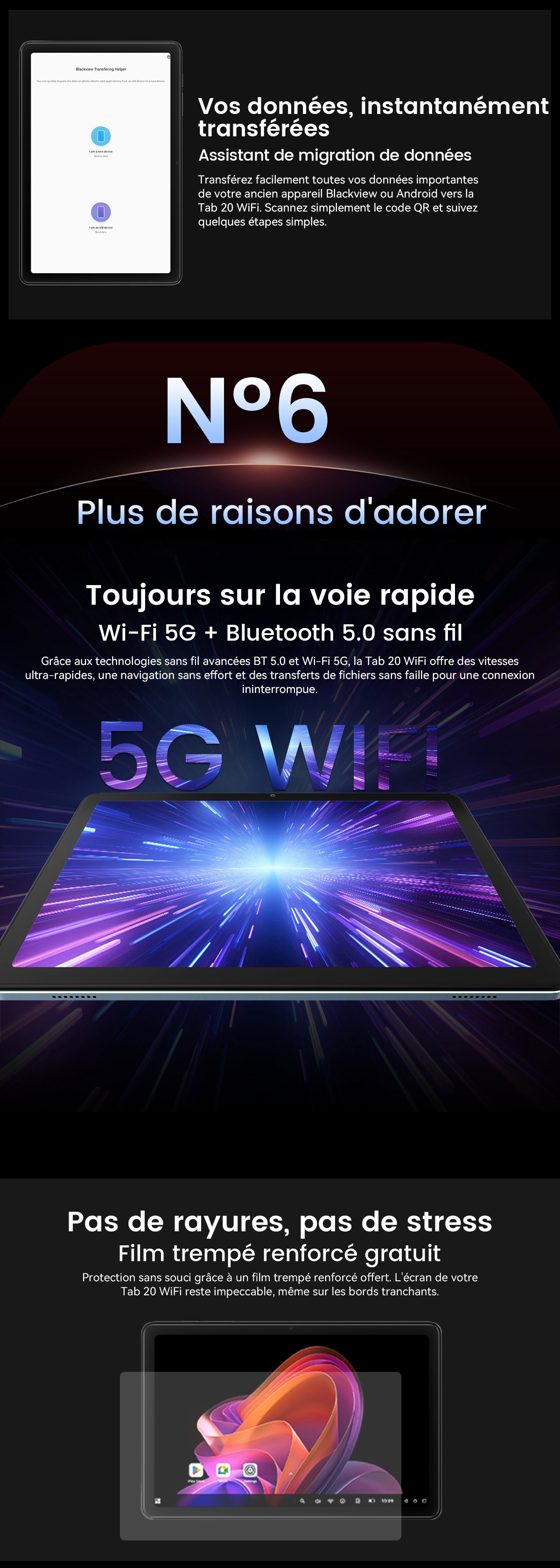 Tablette PC Blackview Tab 20 WiFi