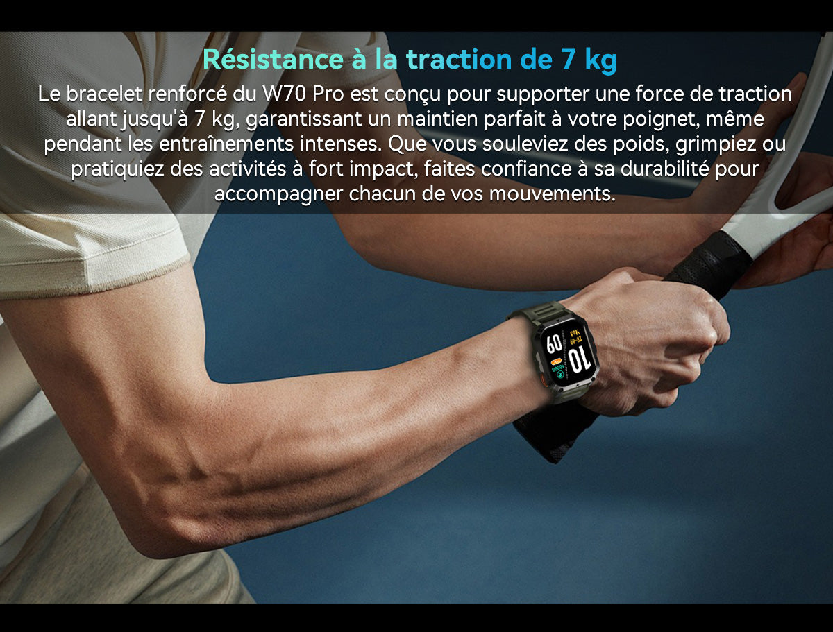 Montre connectée Blackview W70 Pro pour les sports de plein air