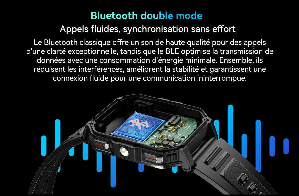 Montre connectée Blackview W70 Pro pour les sports de plein air