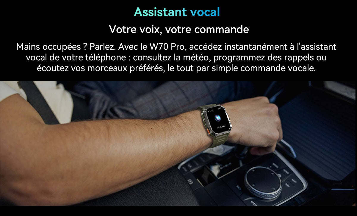 Montre connectée Blackview W70 Pro pour les sports de plein air