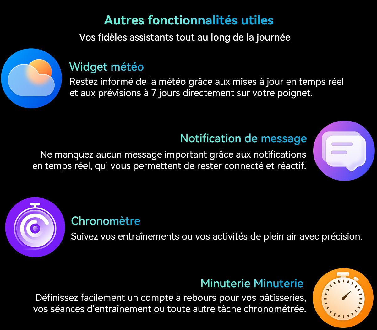Montre connectée Blackview W70 Pro pour les sports de plein air