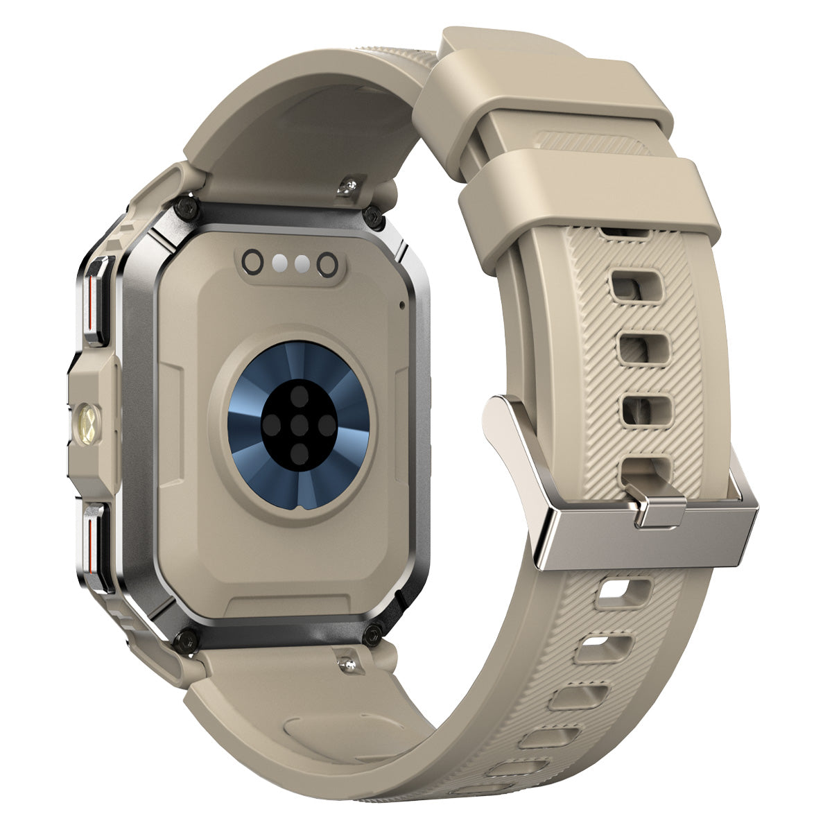 Blackview W70 Pro - Montre connectée pour sports de plein air avec lampe torche LED intégrée de 2,01 pouces et batterie de 900 mAh