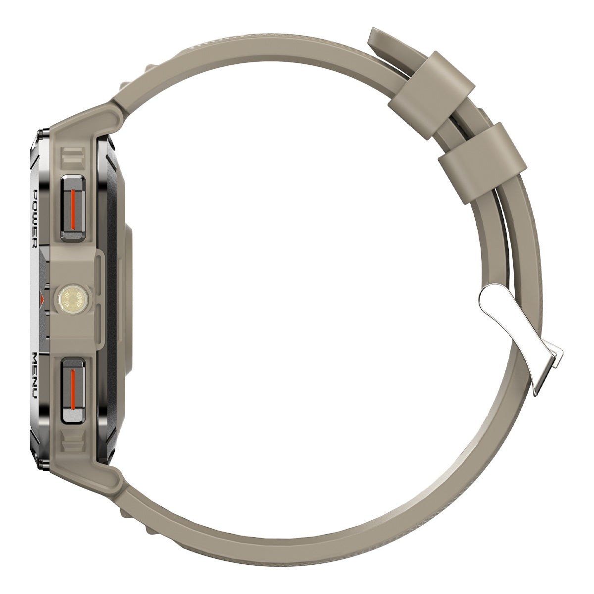 Blackview W70 Pro - Montre connectée pour sports de plein air avec lampe torche LED intégrée de 2,01 pouces et batterie de 900 mAh