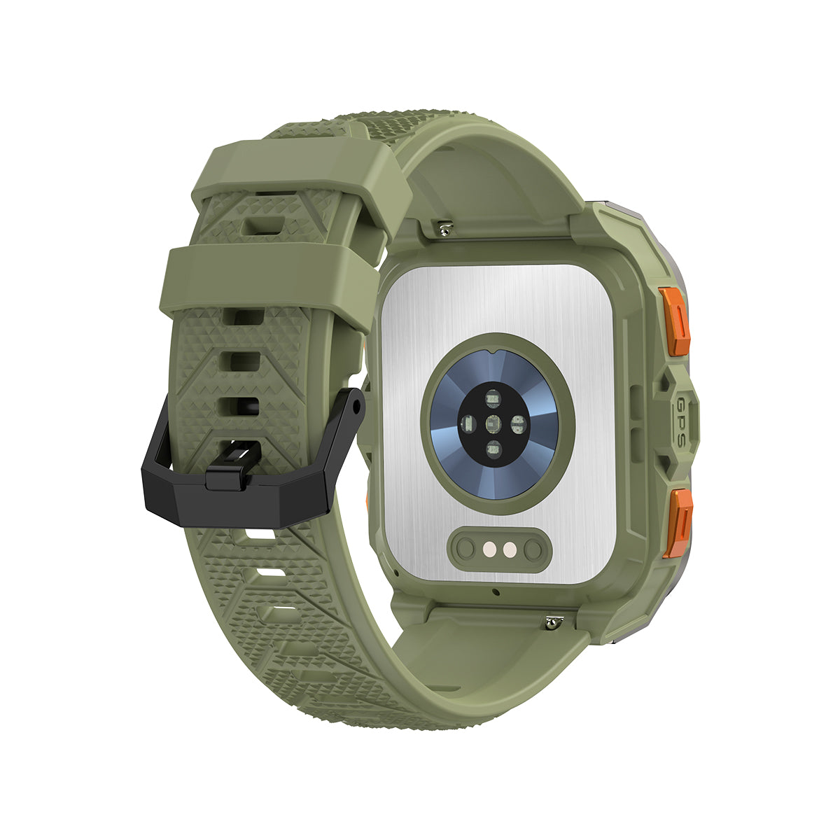 Blackview W80 Pro - Montre connectée GPS avec écran de 1,91 pouce, batterie de 900 mAh et lampe torche LED intégrée pour les sports de plein air