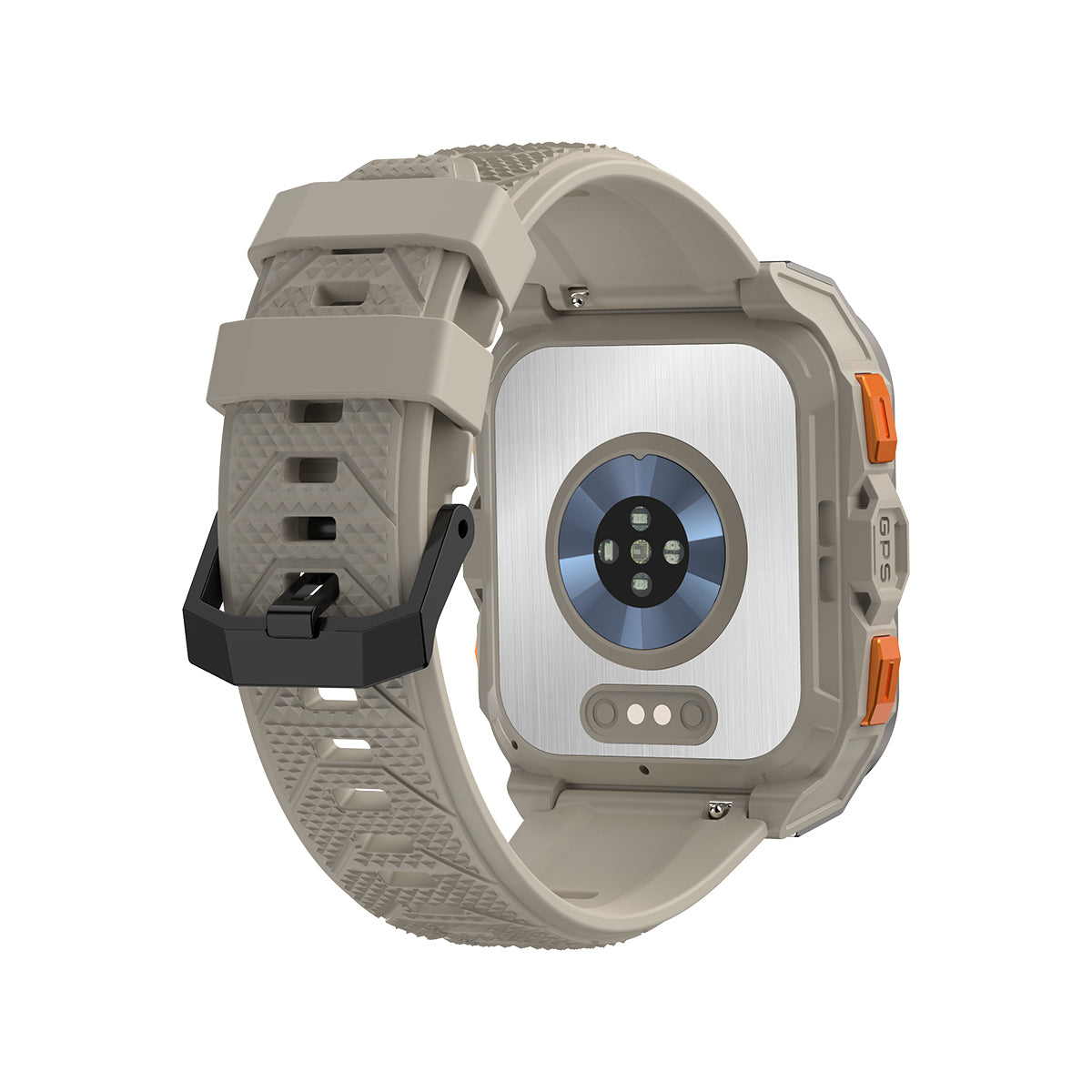 Blackview W80 Pro - Montre connectée GPS avec écran de 1,91 pouce, batterie de 900 mAh et lampe torche LED intégrée pour les sports de plein air