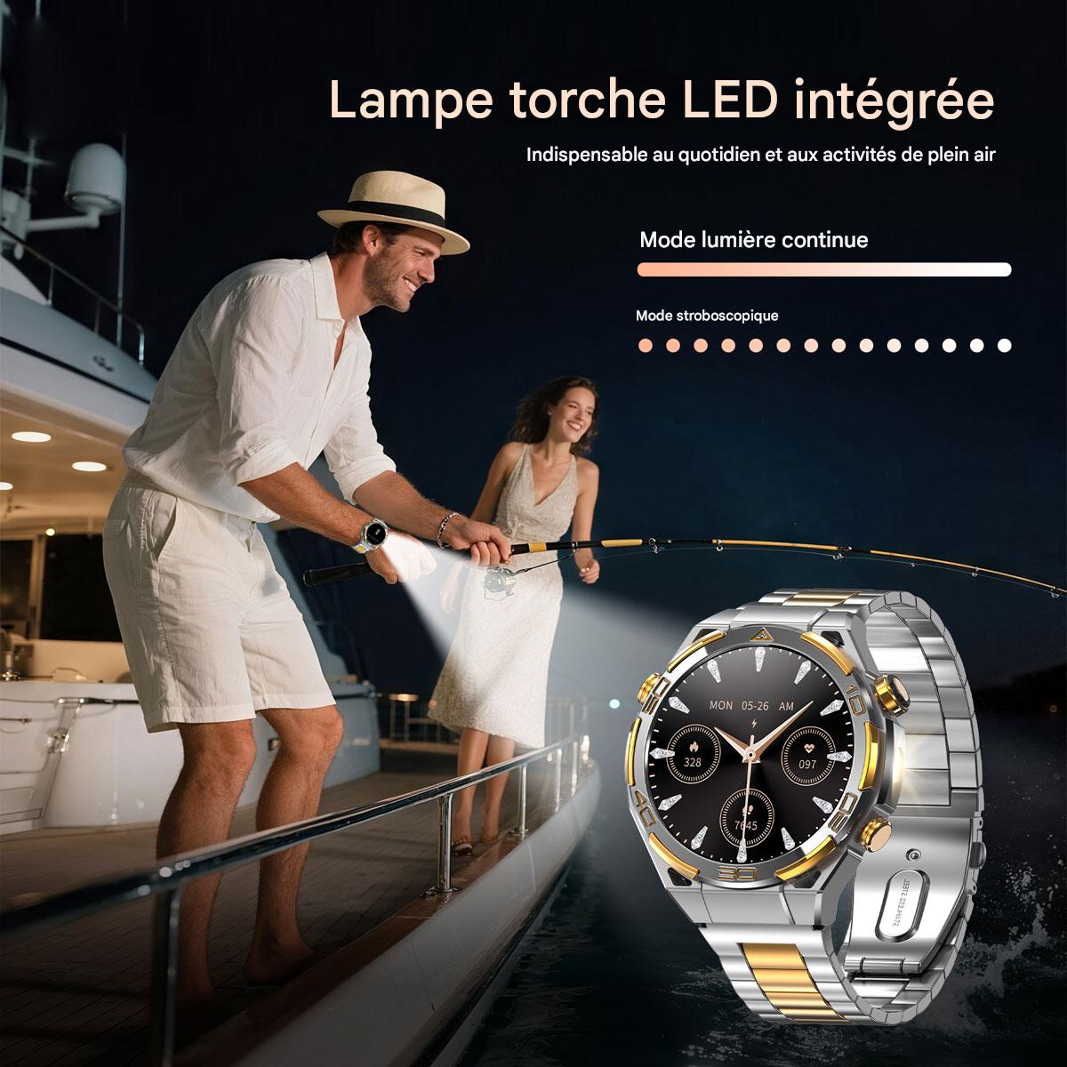 Montre connectée Blackview W90 Pro GPS pour sports de plein air