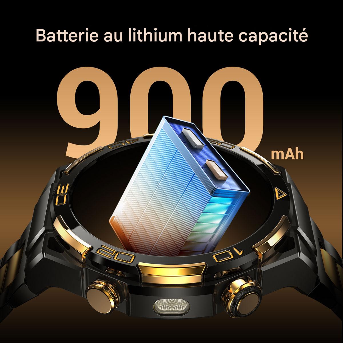 Montre connectée Blackview W90 Pro GPS pour sports de plein air