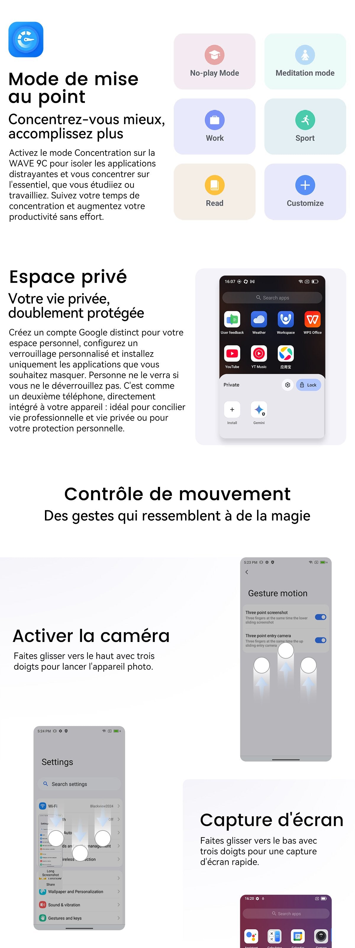 Smartphone Blackview WAVE 9C 4G