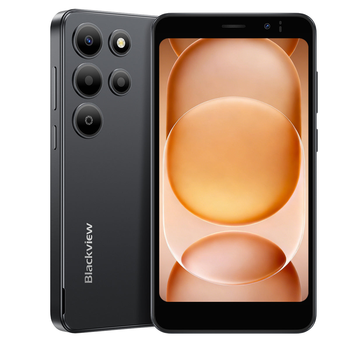 Blackview WAVE 2C - Smartphone Compact 4G 5" – Processeur Unisoc SC9863A1 Octa-Core, Batterie 3000 mAh, Petit Format
