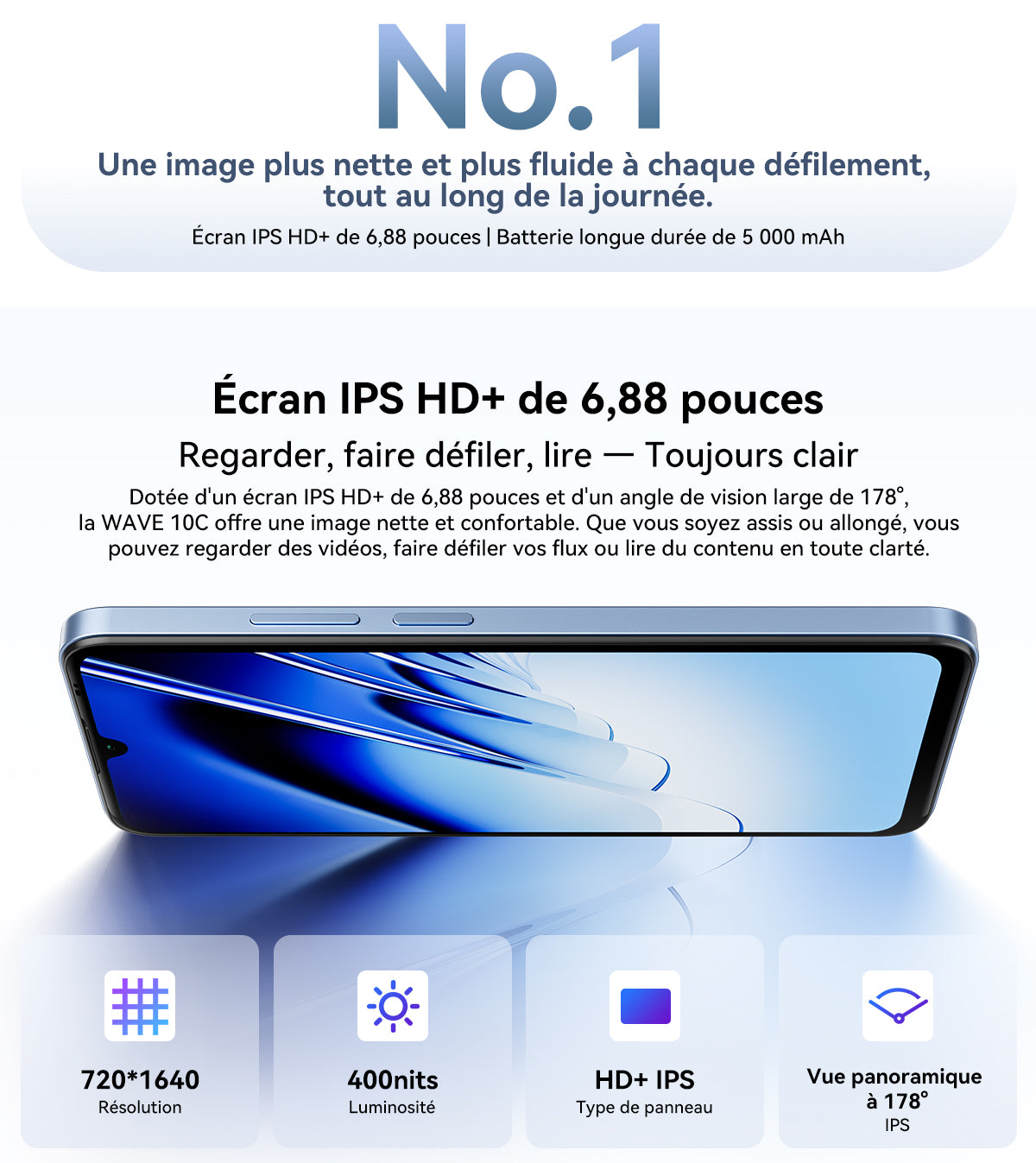 Smartphone Blackview WAVE 10C 4G
