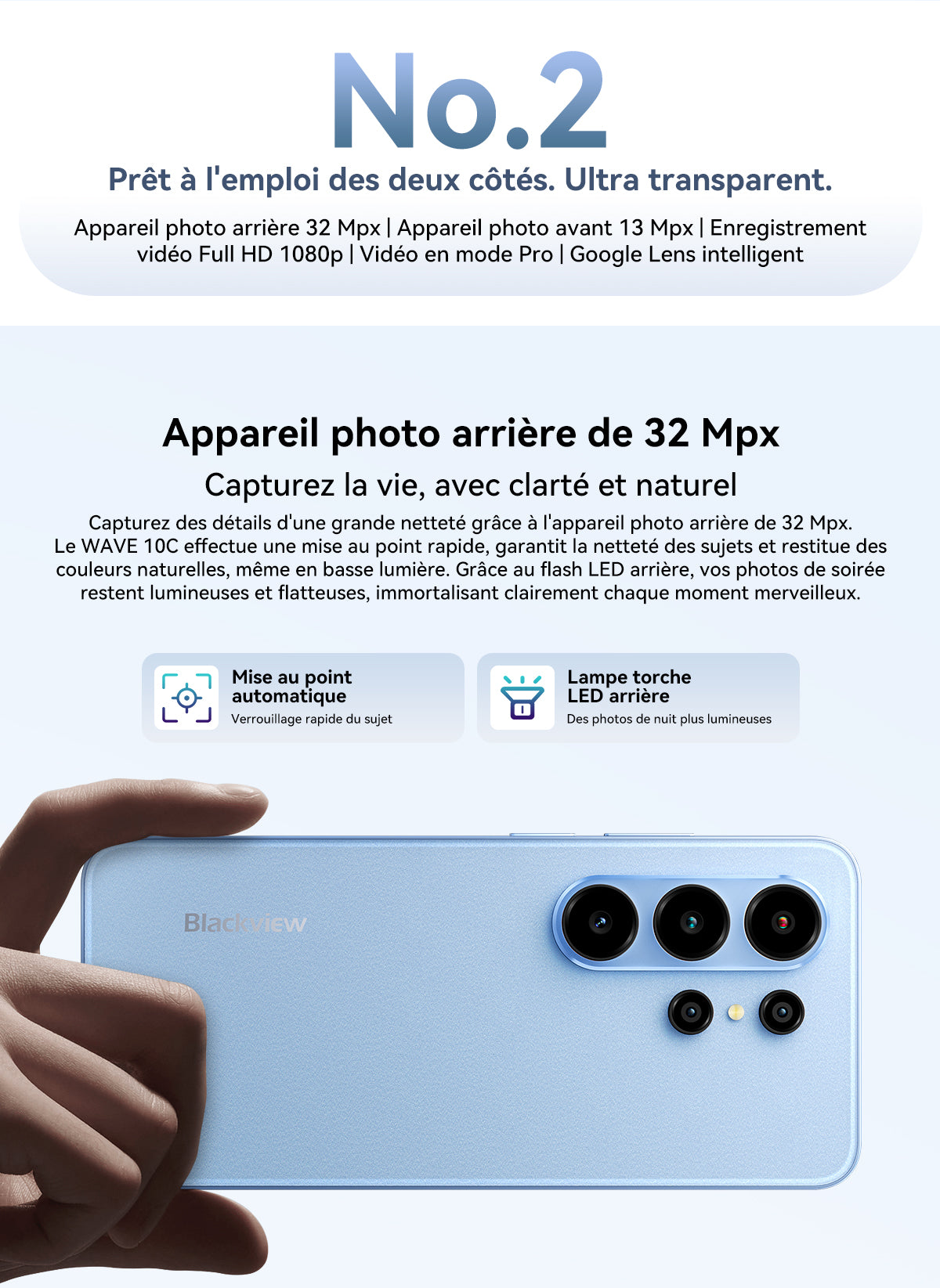 Smartphone Blackview WAVE 10C 4G