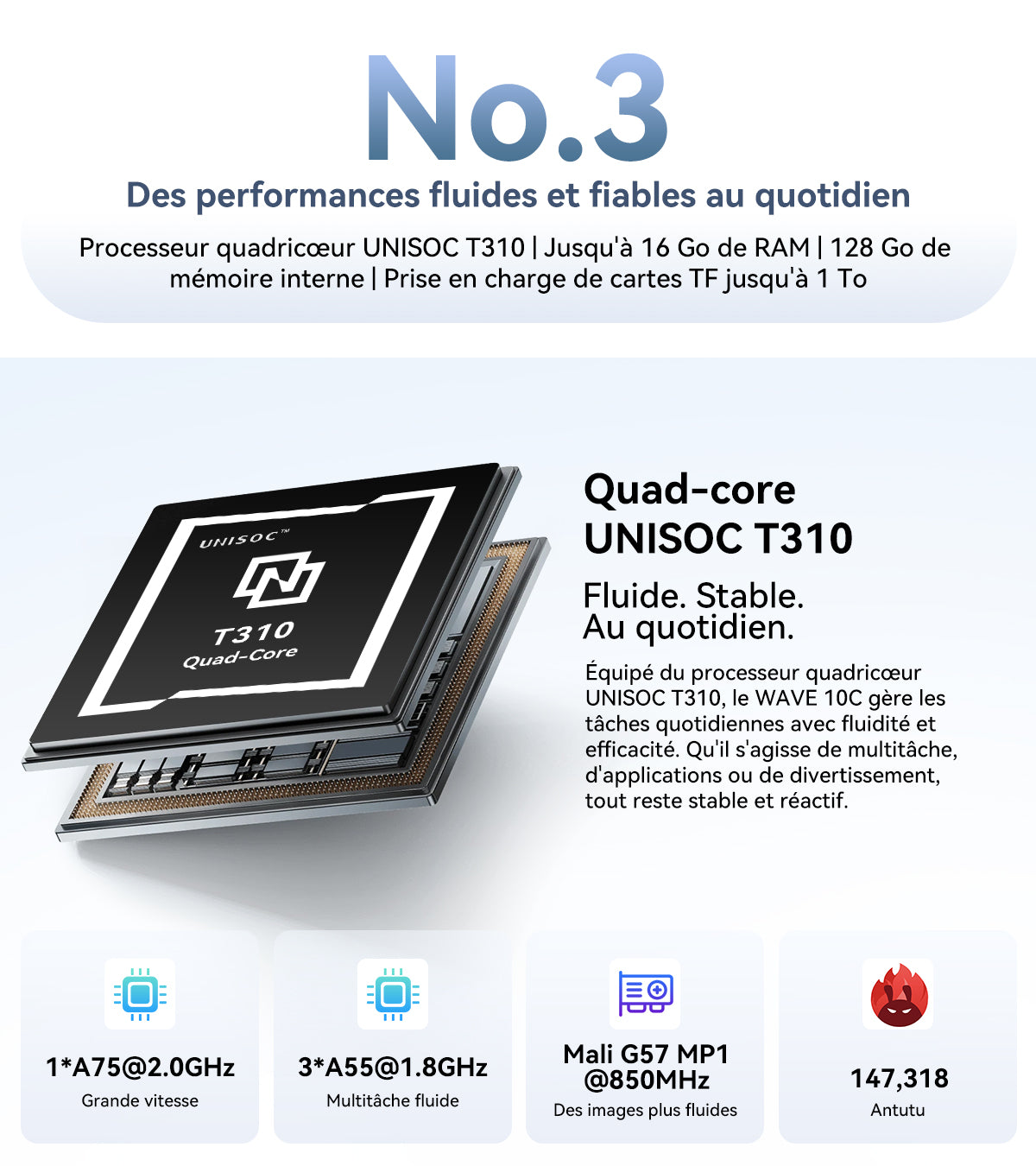 Smartphone Blackview WAVE 10C 4G