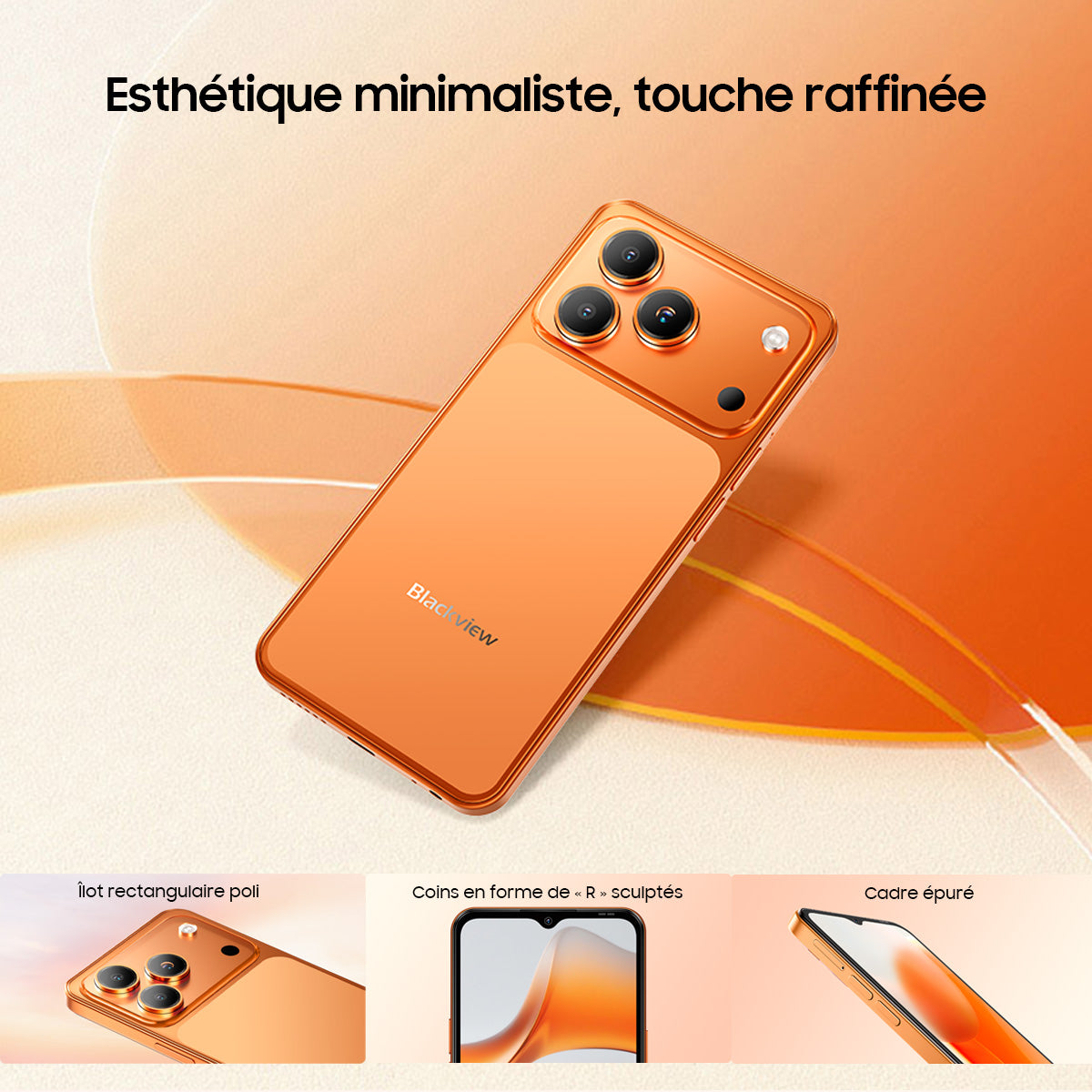 Blackview WAVE 7C – Smartphone 4G IP54 Résistant à l'Eau et à la Poussière