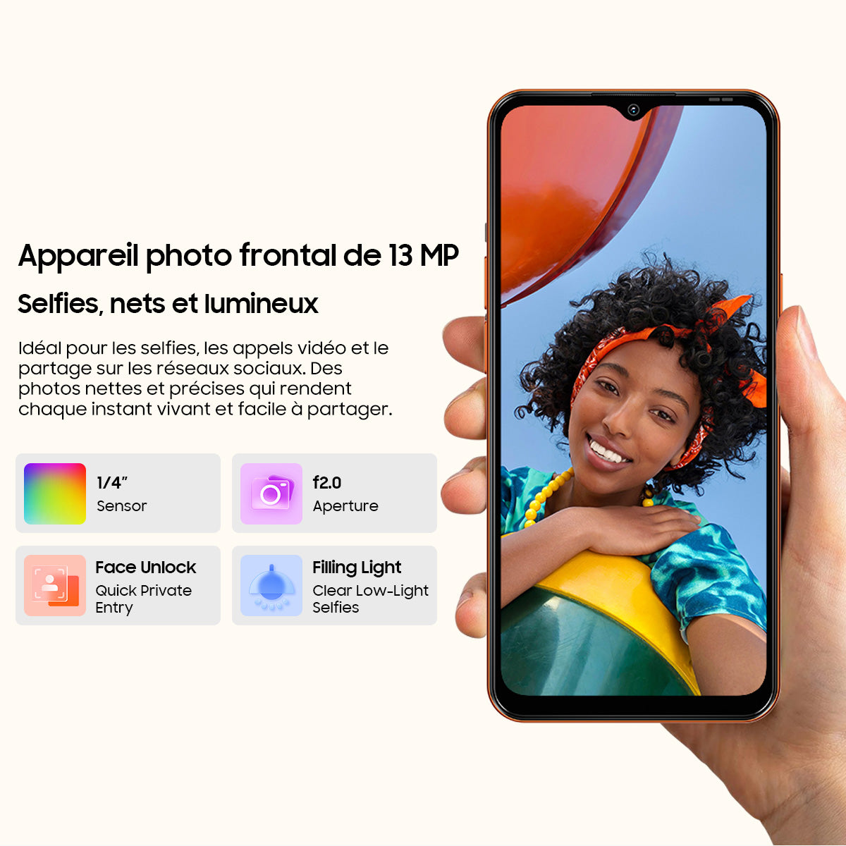 Blackview WAVE 7C – Smartphone 4G IP54 Résistant à l'Eau et à la Poussière