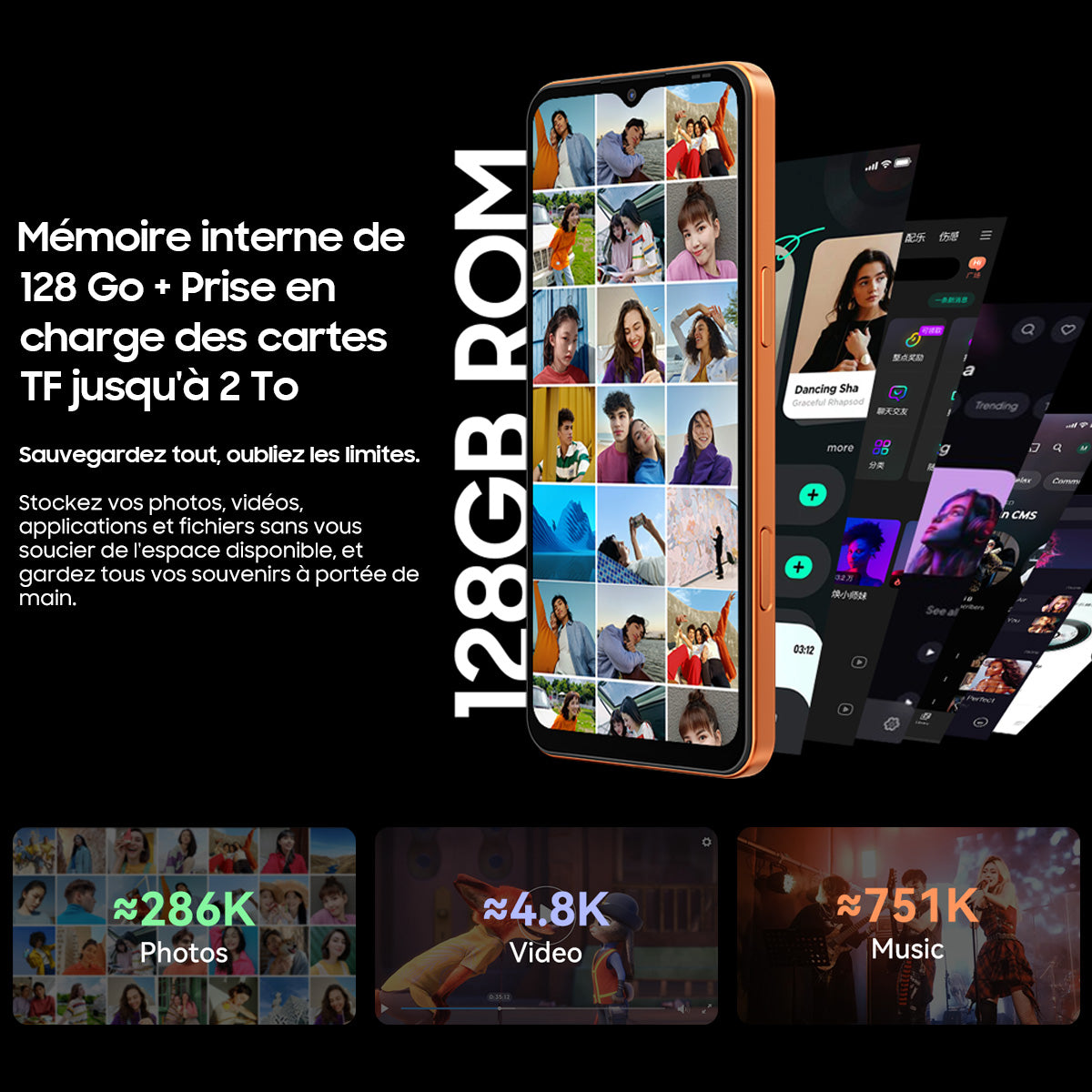 Blackview WAVE 7C – Smartphone 4G IP54 Résistant à l'Eau et à la Poussière