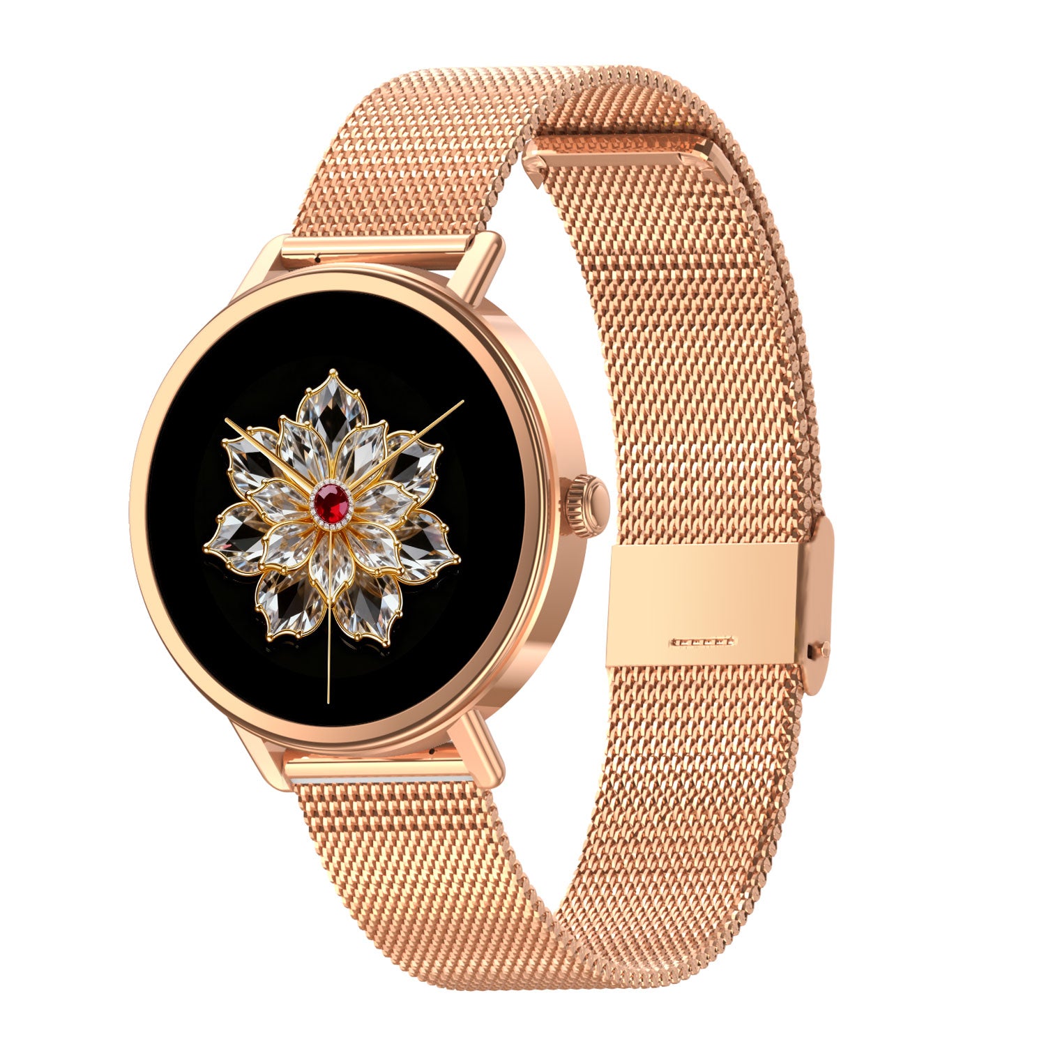 Blackview X30 - Montre connectée pour femme avec écran rond de 1,26 pouce, idéale pour le sport et le fitness