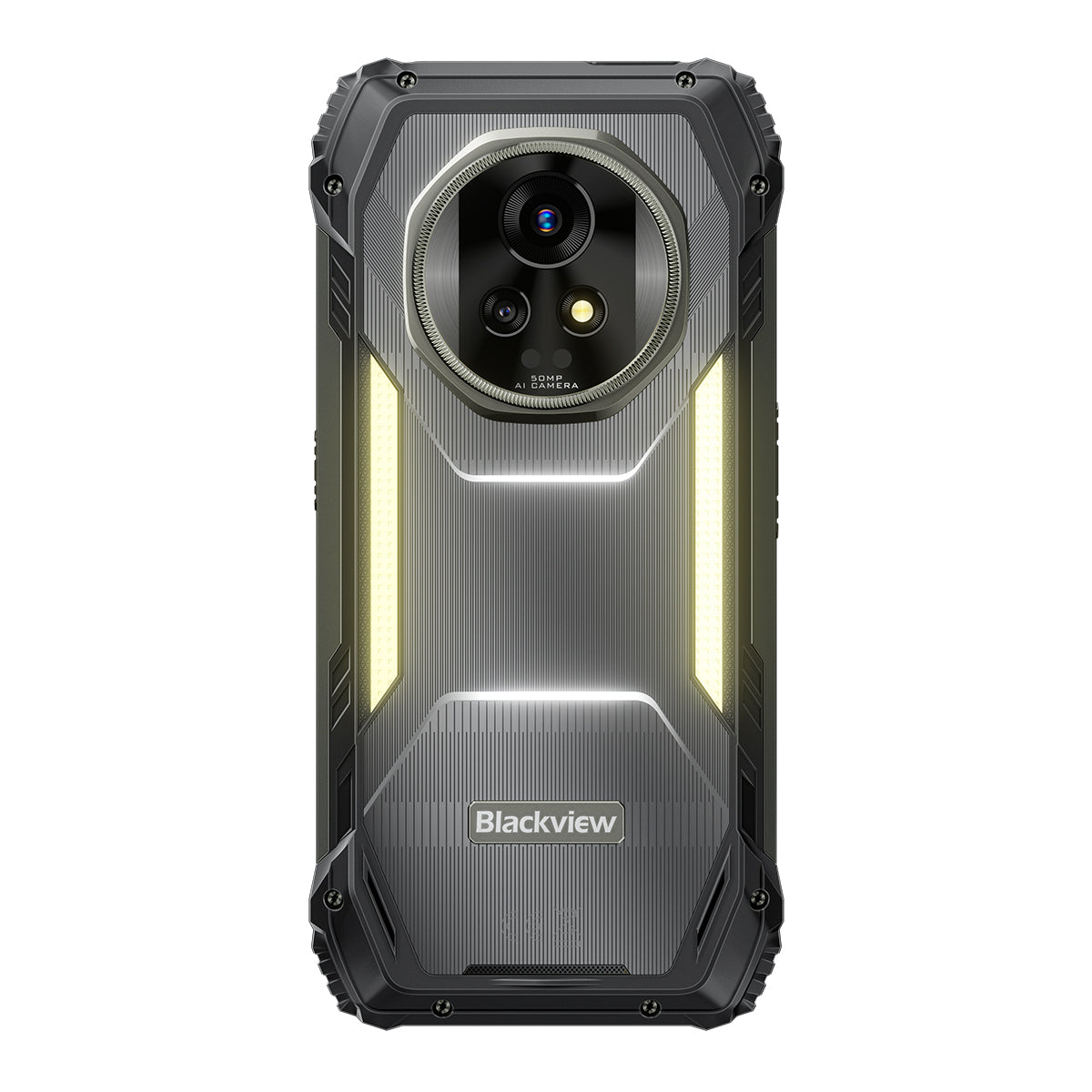 Blackview XPLORE 2 Projecteur Téléphone robuste 5G AI avec écran AMOLED 3,2K 6,73" Dimensity 8300 20000mAh et lampe de camping intégrée