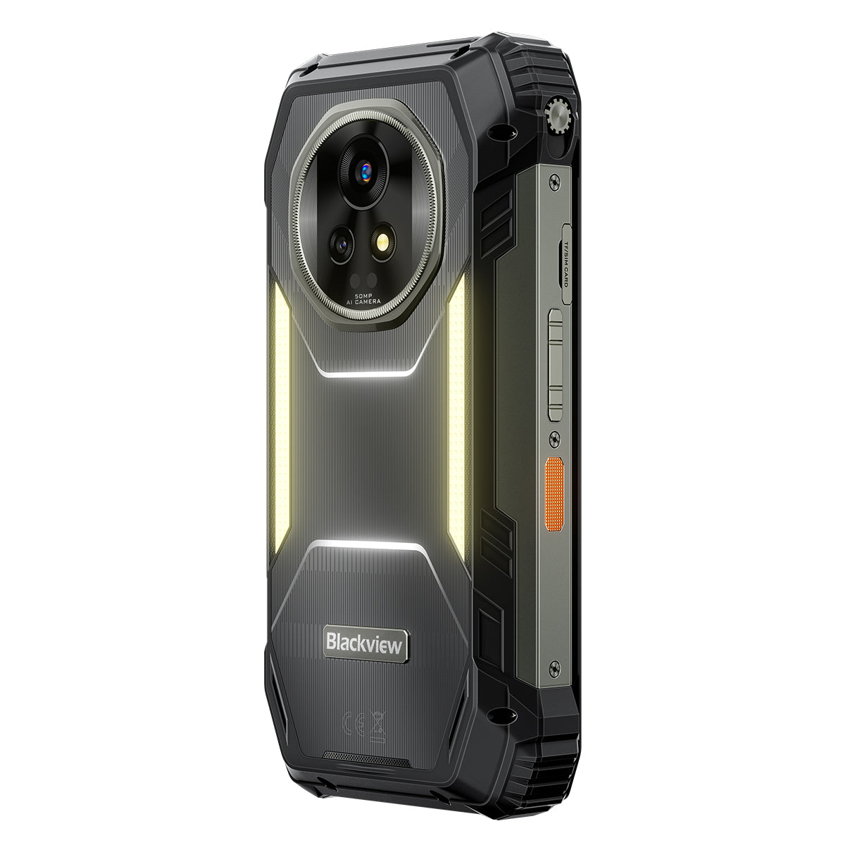 Blackview XPLORE 2 Projecteur Téléphone robuste 5G AI avec écran AMOLED 3,2K 6,73" Dimensity 8300 20000mAh et lampe de camping intégrée