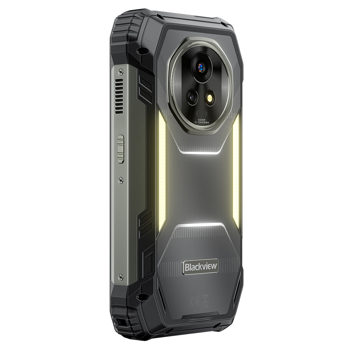 Blackview XPLORE 2 Projecteur Téléphone robuste 5G AI avec écran AMOLED 3,2K 6,73" Dimensity 8300 20000mAh et lampe de camping intégrée