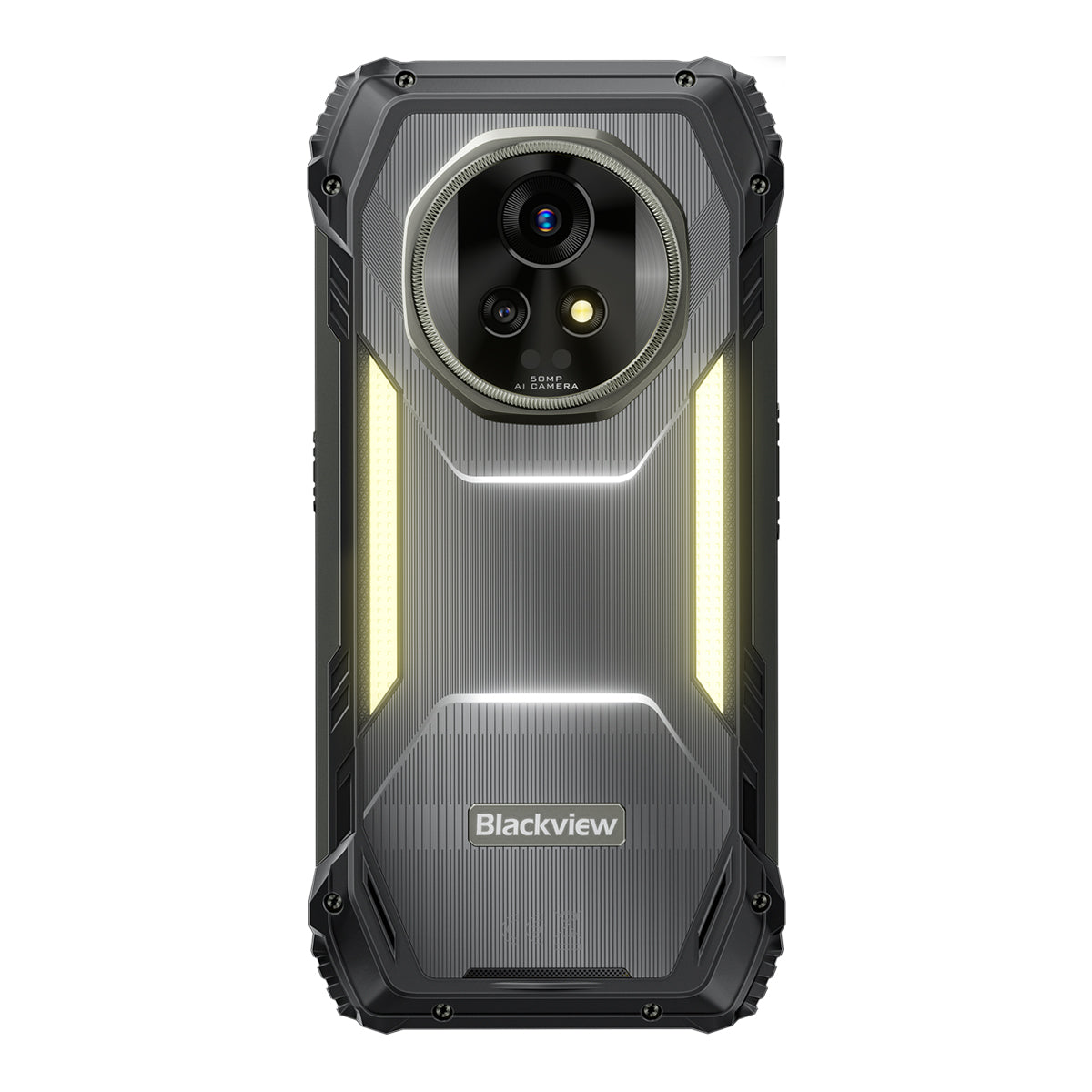 Blackview XPLORE 2 Satellite - Téléphone portable robuste 5G avec intelligence artificielle, écran AMOLED 3,2K de 6,73 pouces, 12+256 Go/16+1 To, batterie 20 000 mAh et lampe de camping intégrée