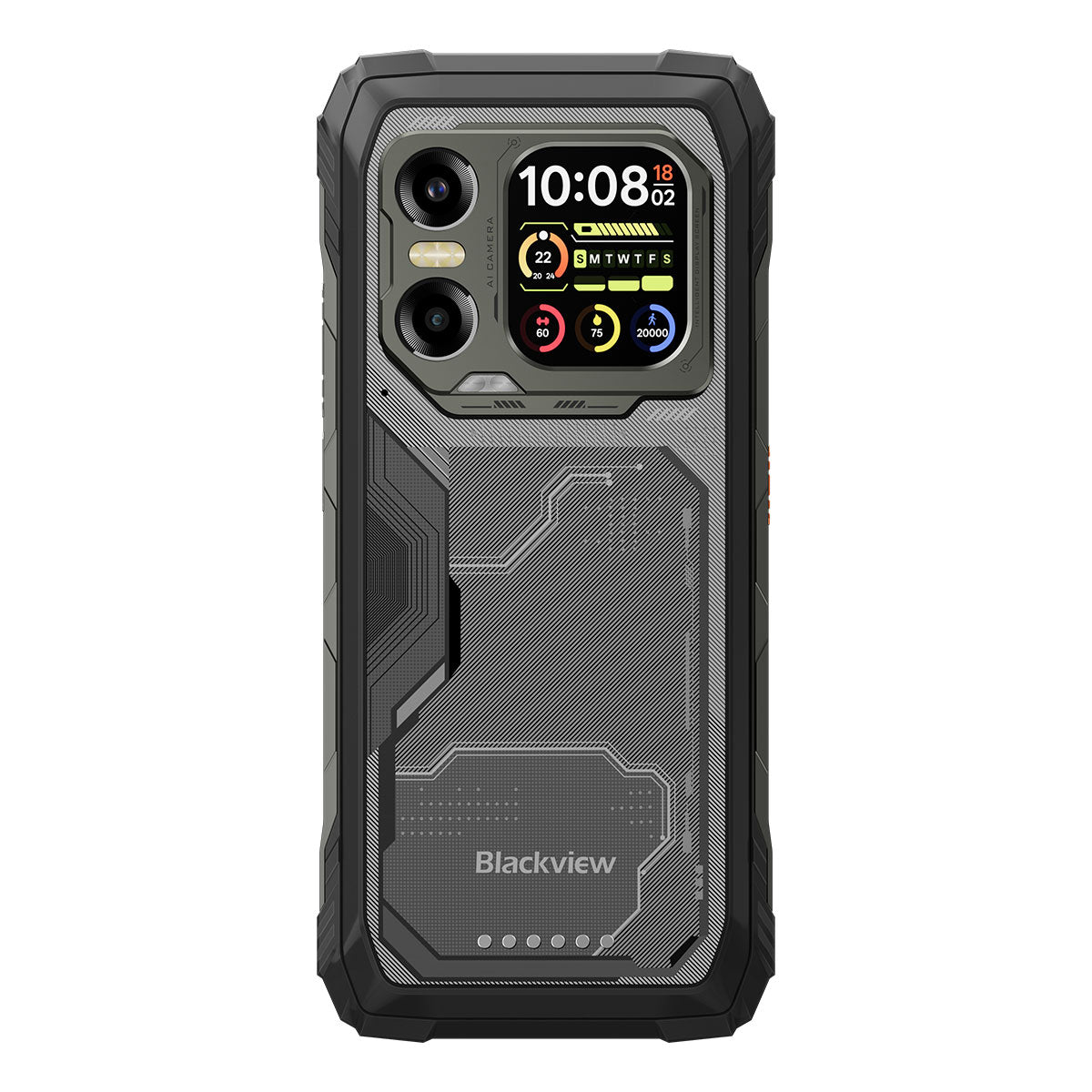 Blackview XPLORE X1 - Écran principal de 6,78 pouces à 120 Hz et écran secondaire de 2,01 pouces, appareil photo principal de 108 MP + caméra de vision nocturne de 20 MP, téléphone portable 5G robuste.