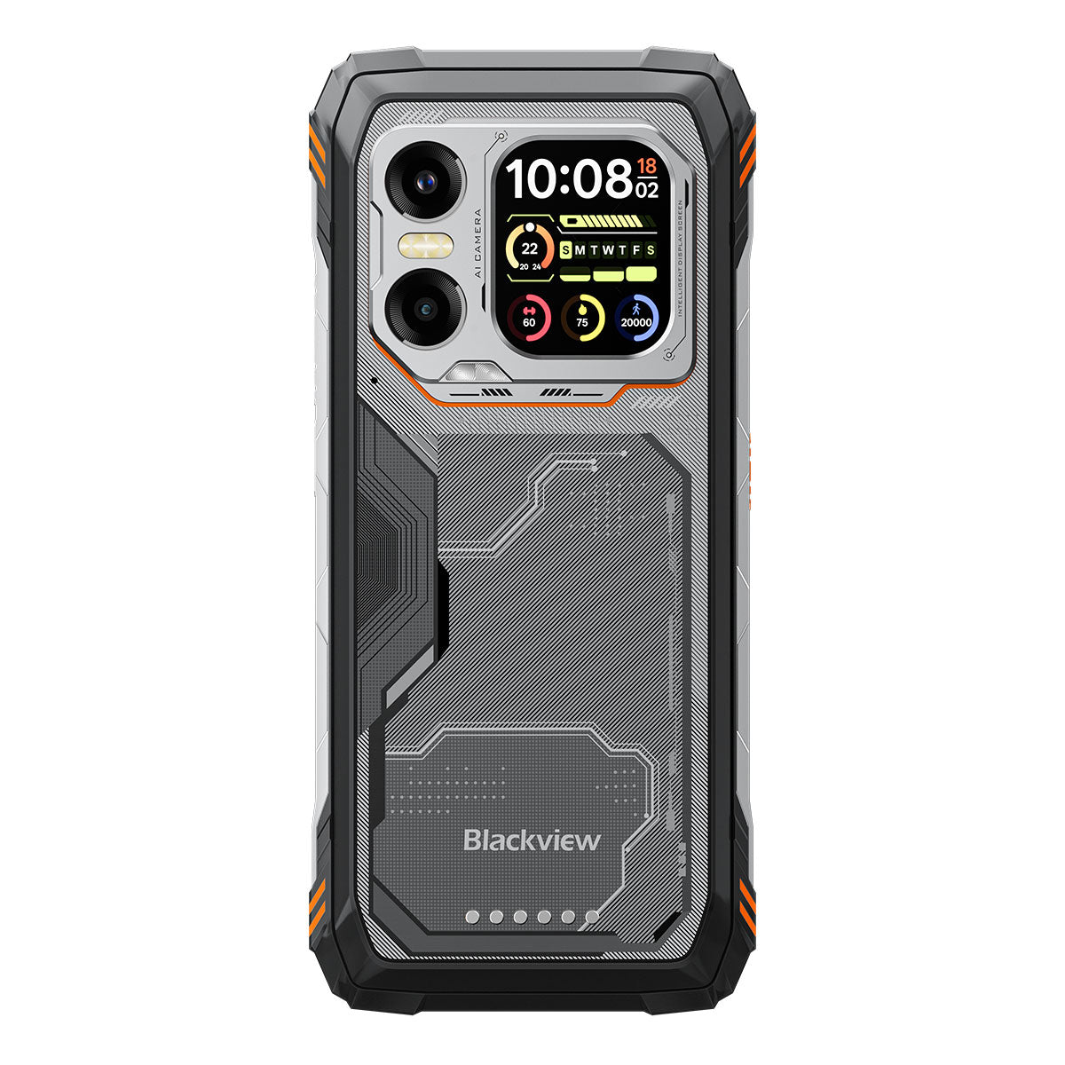 Blackview XPLORE X1 - Écran principal de 6,78 pouces à 120 Hz et écran secondaire de 2,01 pouces, appareil photo principal de 108 MP + caméra de vision nocturne de 20 MP, téléphone portable 5G robuste.