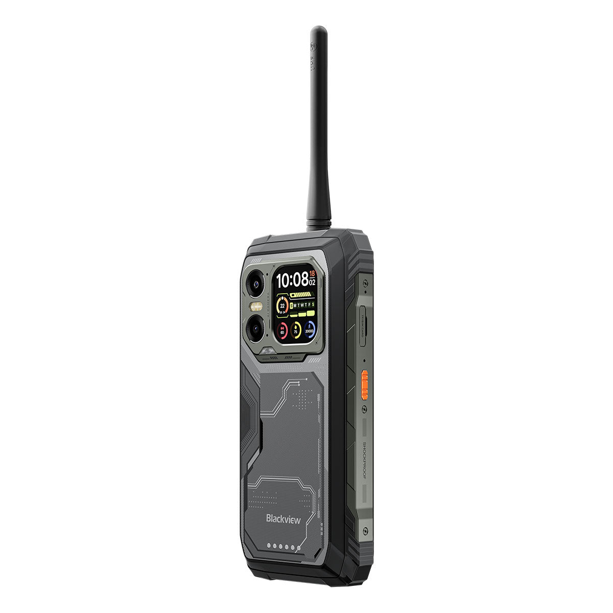 Blackview XPLORE 1 Walkie Talkie - Talkie-walkie 5G, téléphone portable robuste avec écran principal 6,78" 120 Hz et écran secondaire 2,01" et batterie 20 000 mAh