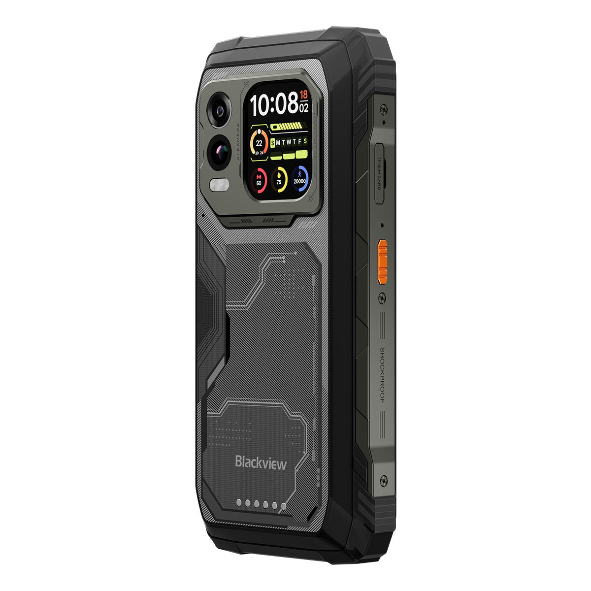 Blackview XPLORE 1 Pro - Téléphone robuste 5G avec imagerie thermique, écran principal de 6,78 pouces à 120 Hz, écran secondaire de 2,01 pouces, batterie de 20000 mAh et lampe de poche de 170 lumens.