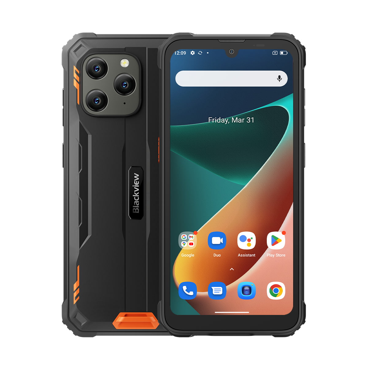 Blackview BV5300 Pro, Smartphone étanche - Android 12, Photo 13 Mpx, Mémoire de 64Go, 4Go de RAM, NFC, Charge inversée, 6 580 mAh