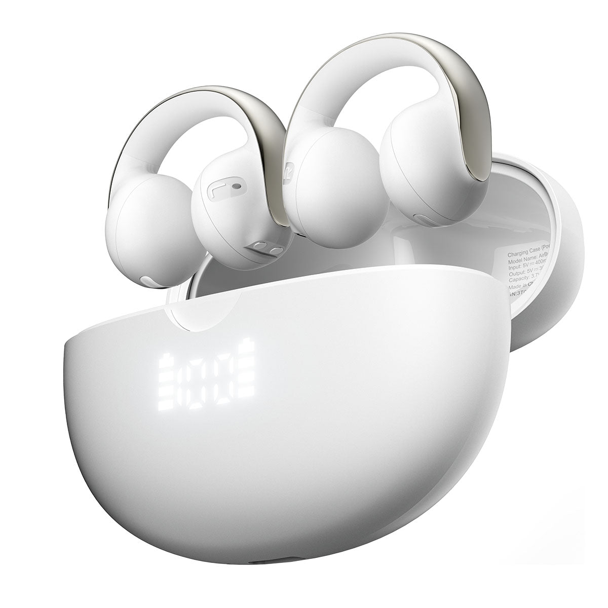Blackview Airbuds 13 - Écouteurs Sans Fil TWS, Bluetooth 5.4, Driver 13mm, IPX7, Design Clip-On à Conduction d’Air